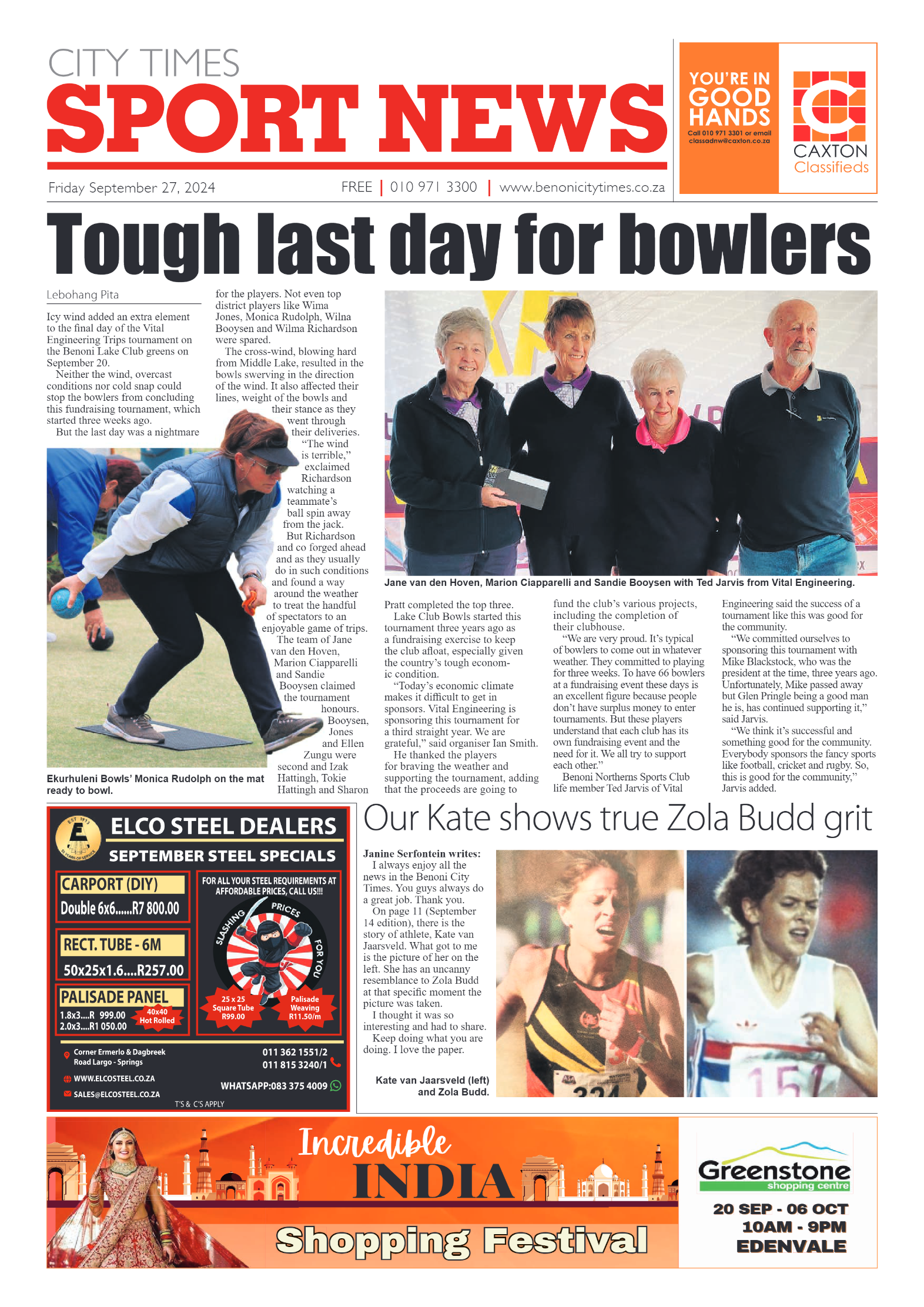 Benoni City Times 27 September 2024 page 12