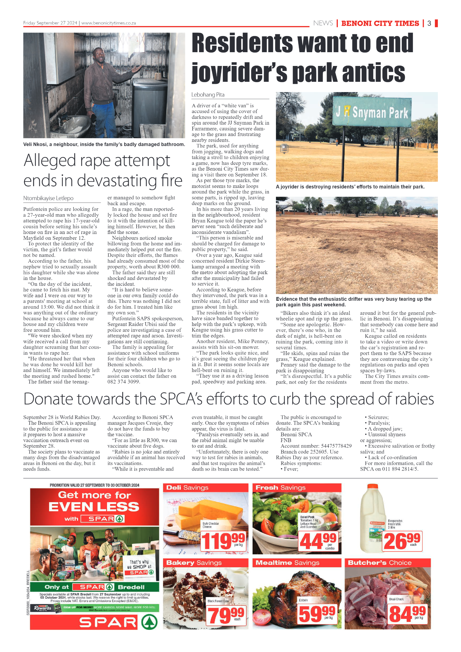 Benoni City Times 27 September 2024 page 3