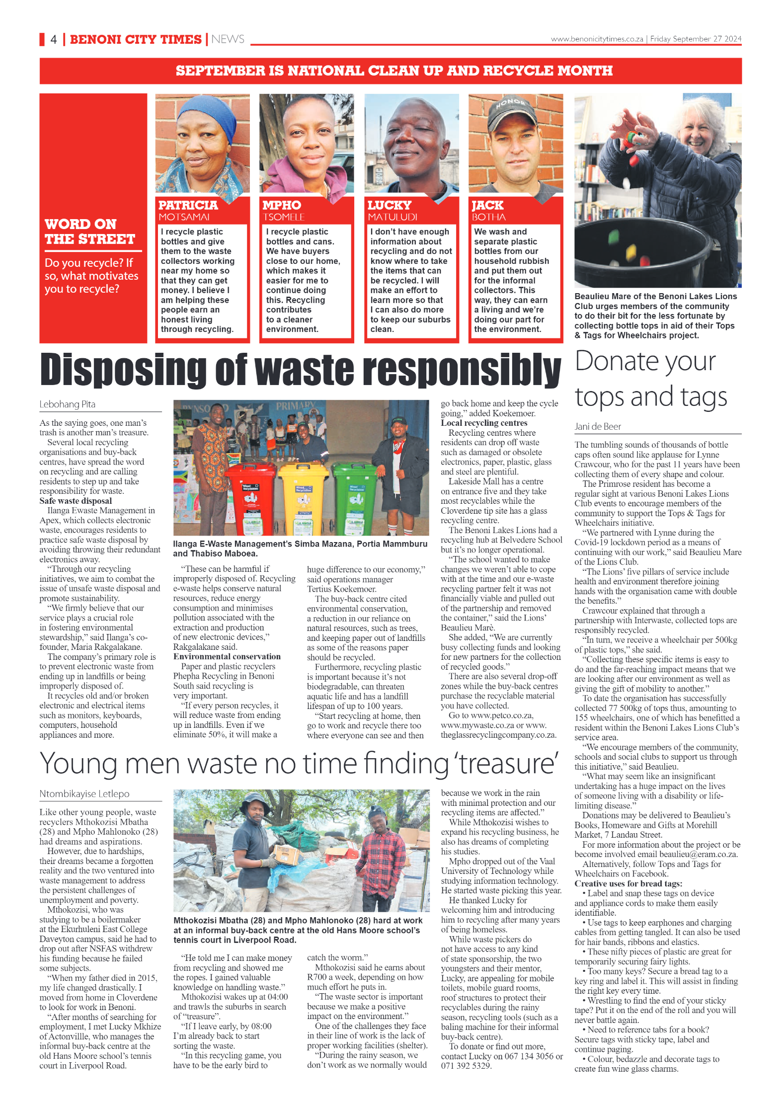 Benoni City Times 27 September 2024 page 4