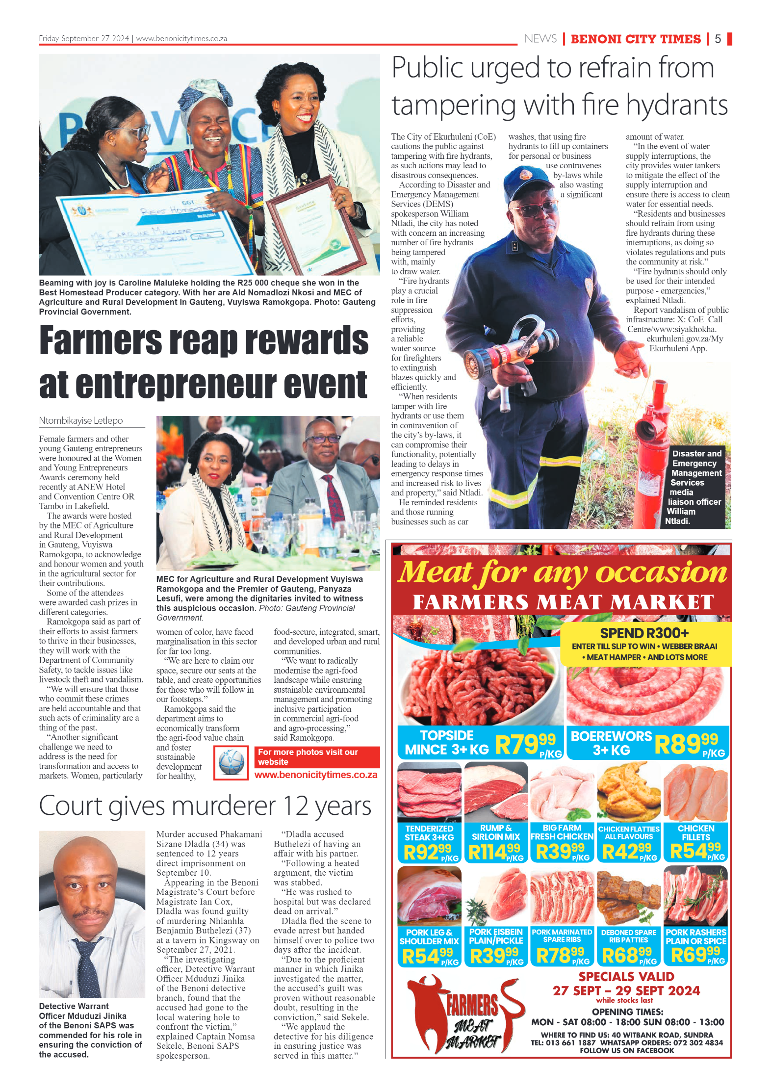 Benoni City Times 27 September 2024 page 5