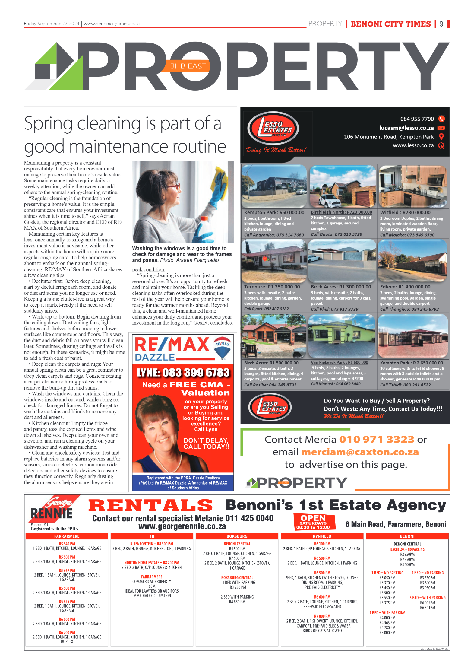 Benoni City Times 27 September 2024 page 9