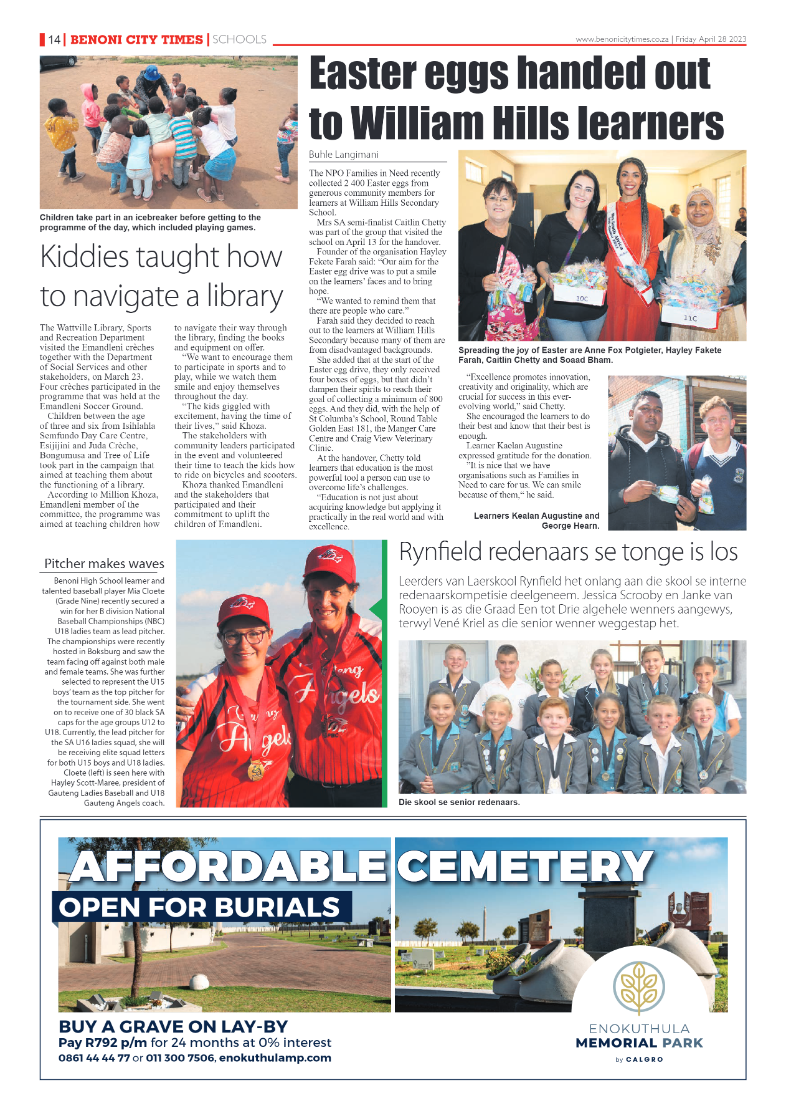 Benoni City Times 28 April 2023 page 14