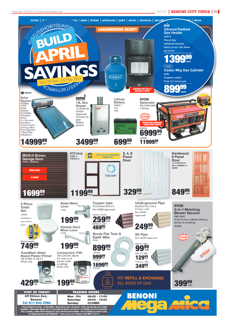 Benoni City Times 28 April 2023 page 15