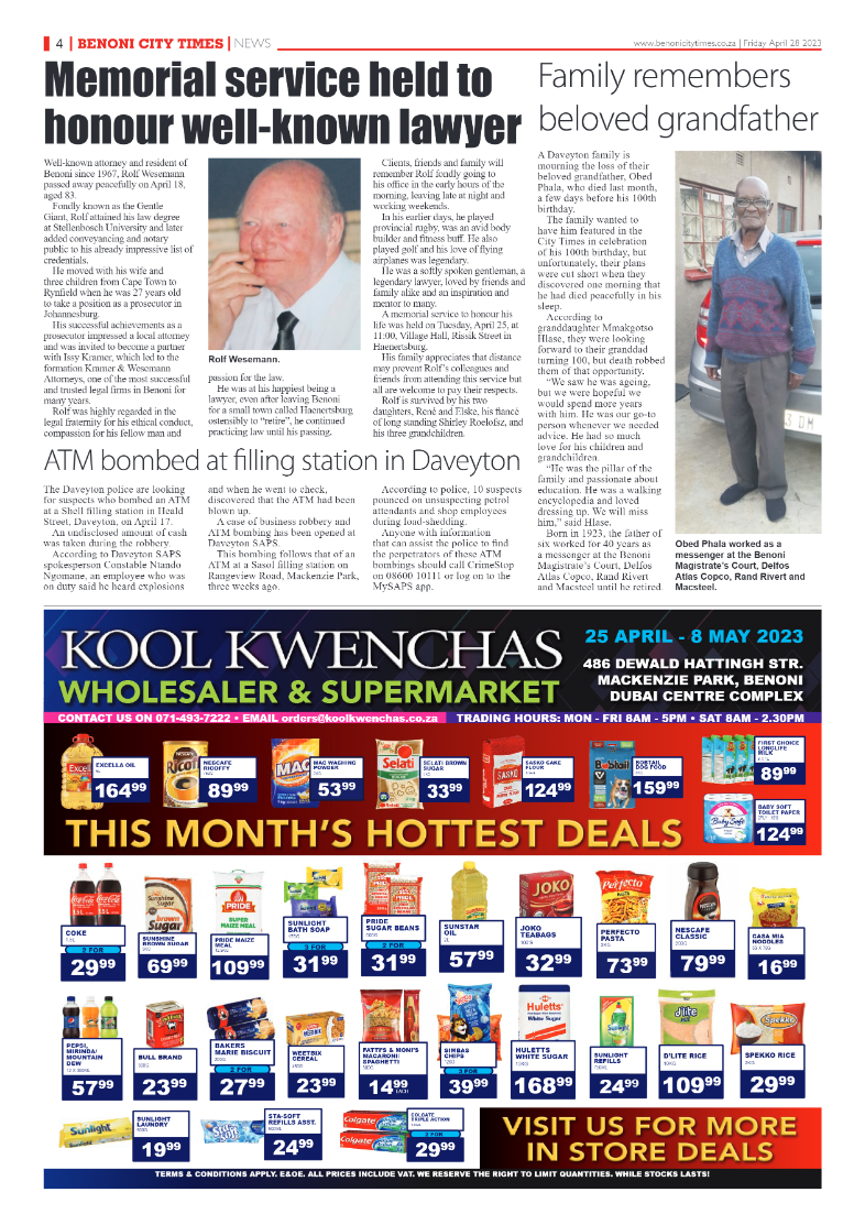 Benoni City Times 28 April 2023 page 4