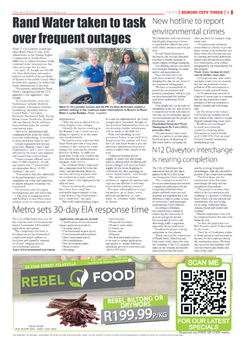 Benoni City Times 28 April 2023 page 5