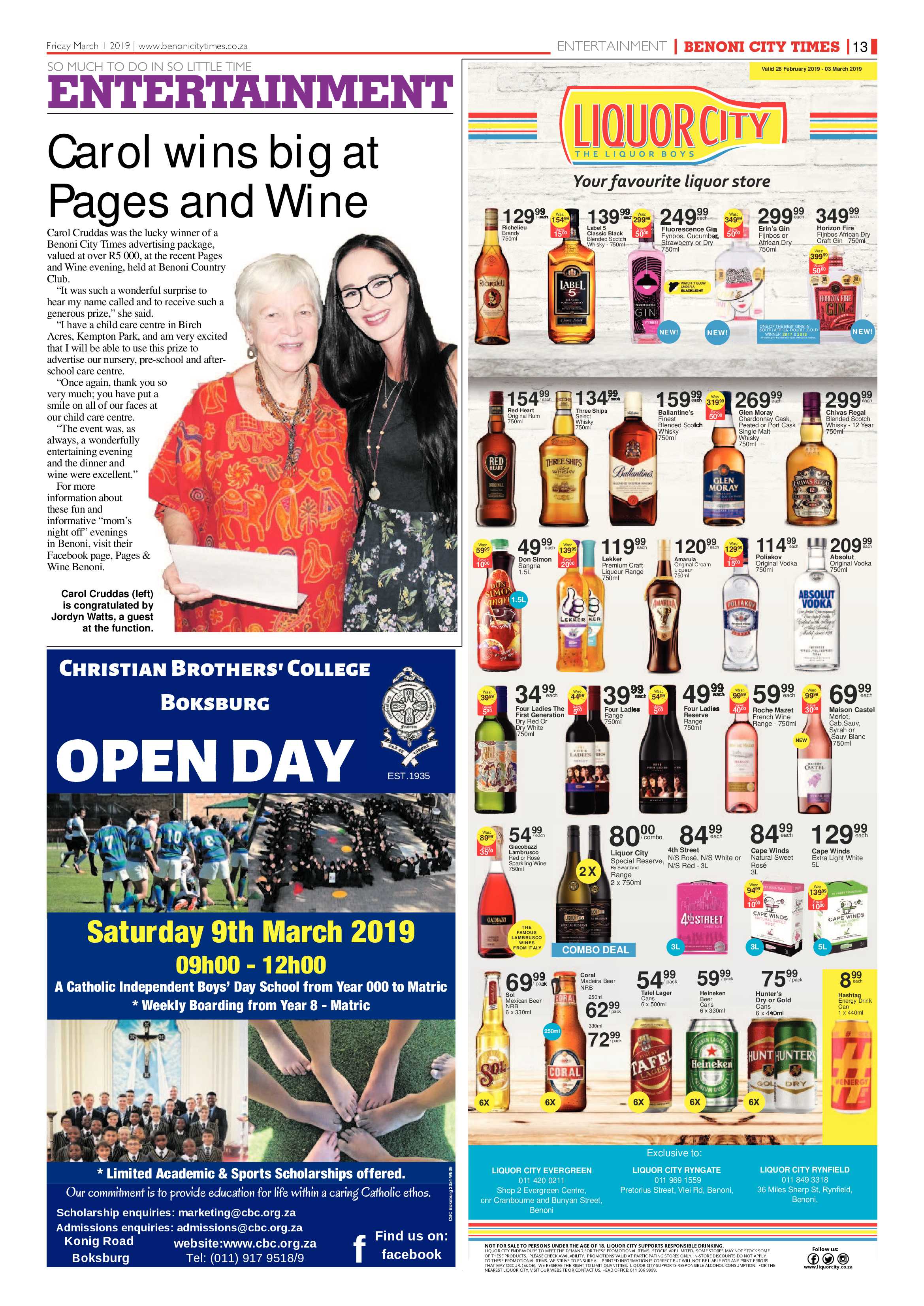 Benoni City Times 28 February 2019 page 13