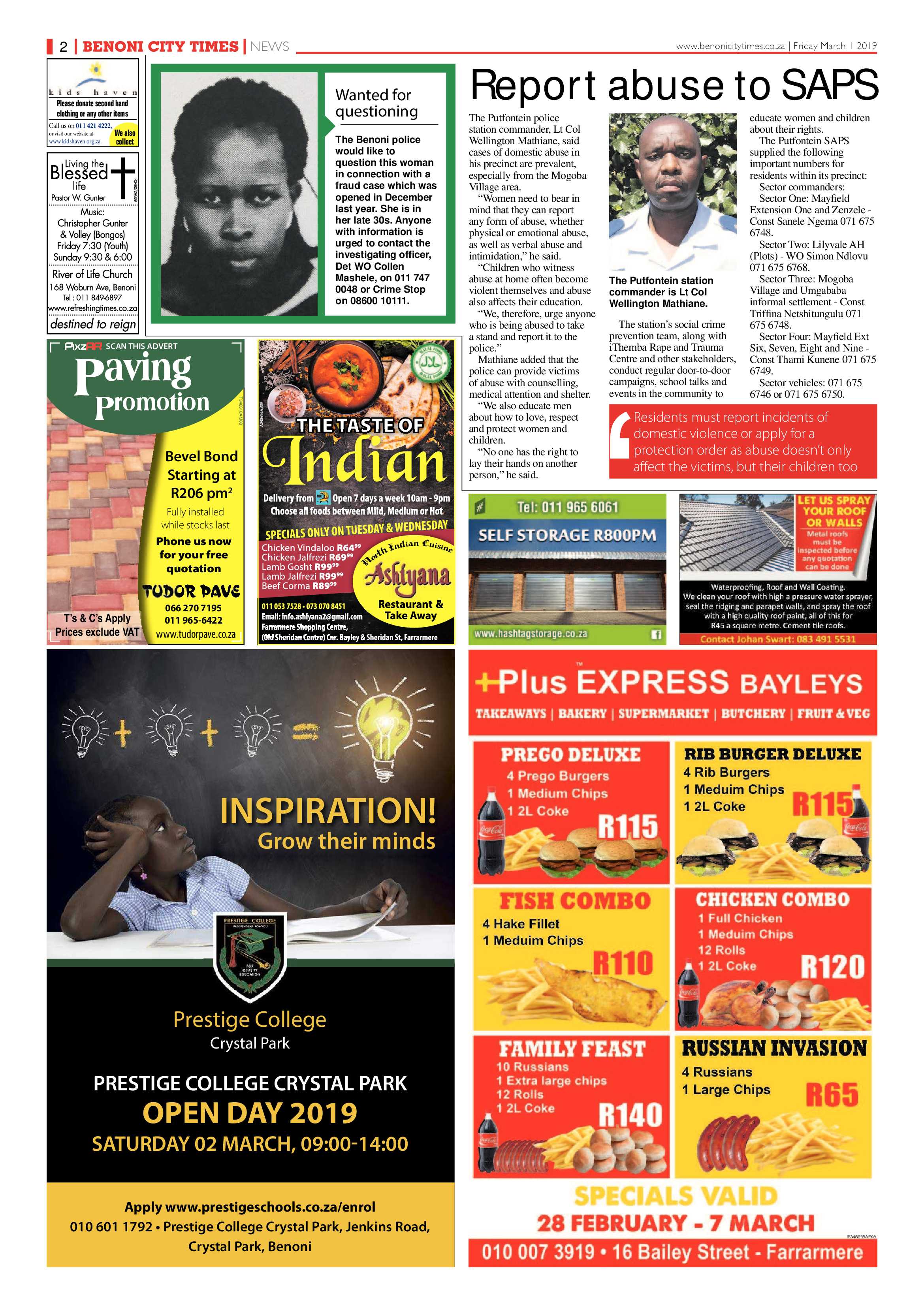 Benoni City Times 28 February 2019 page 2