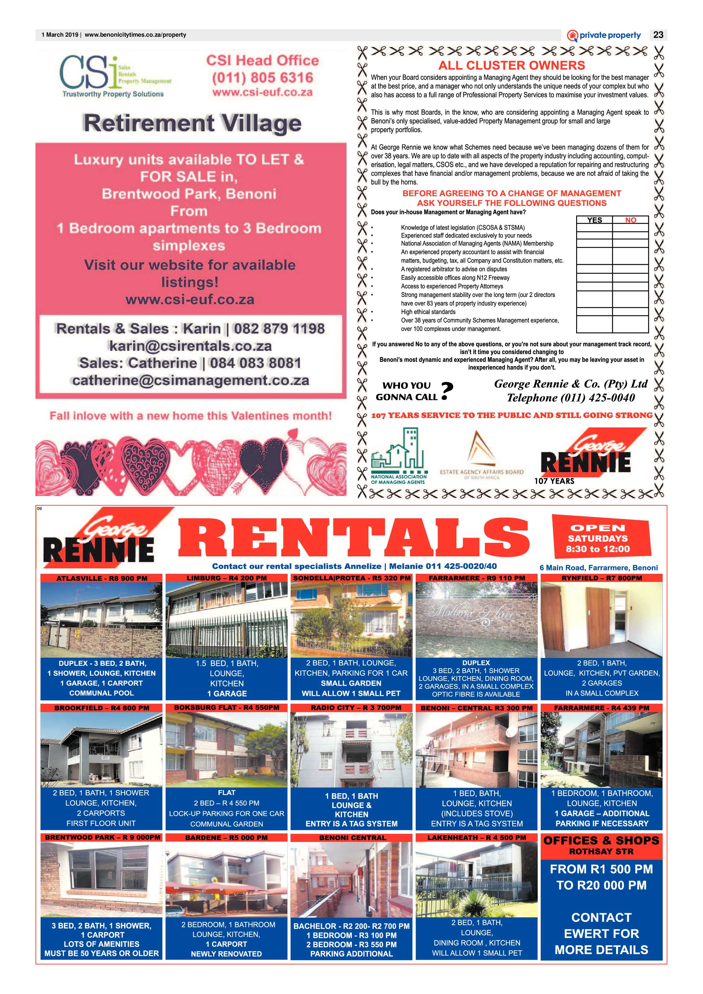 Benoni City Times 28 February 2019 page 23