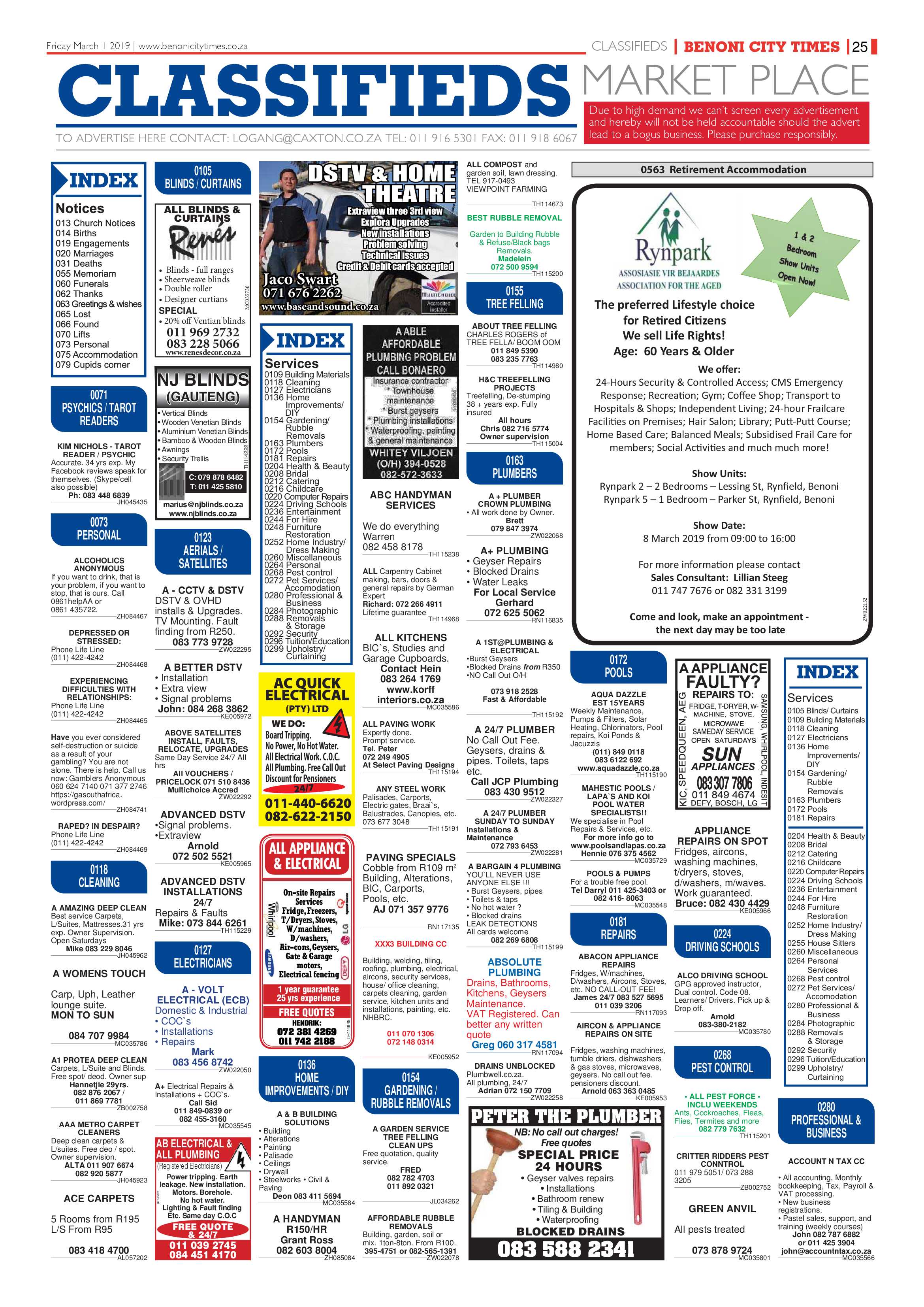 Benoni City Times 28 February 2019 page 25