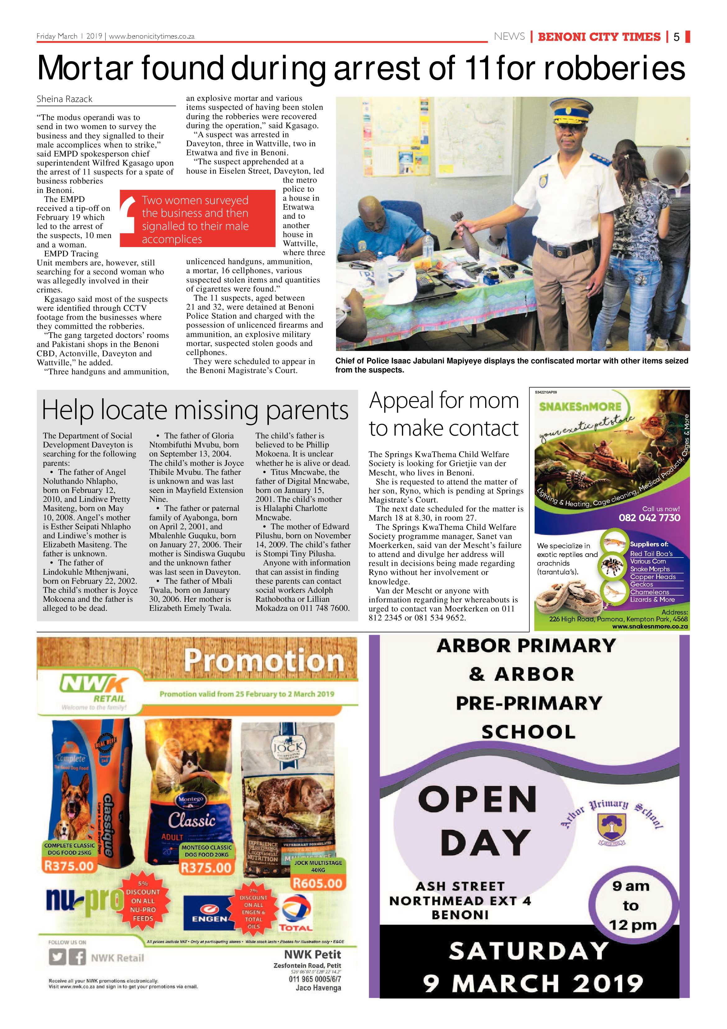 Benoni City Times 28 February 2019 page 5