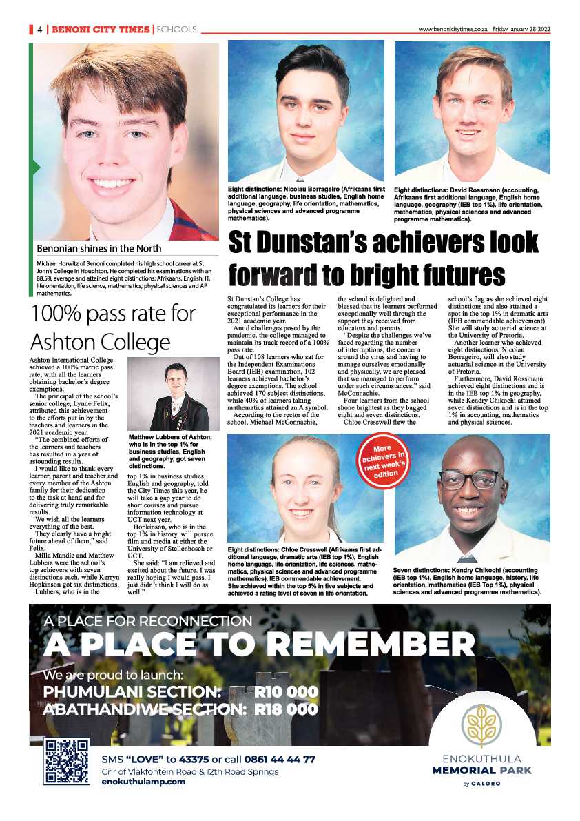 Benoni City Times 28 January 2022 page 4