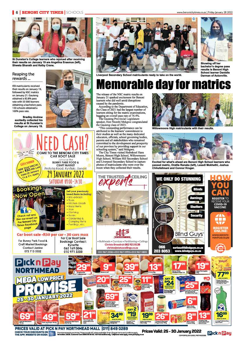 Benoni City Times 28 January 2022 page 6