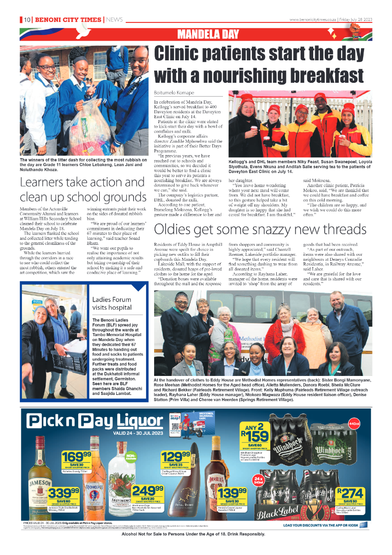 Benoni City Times 28 July  2023 page 10