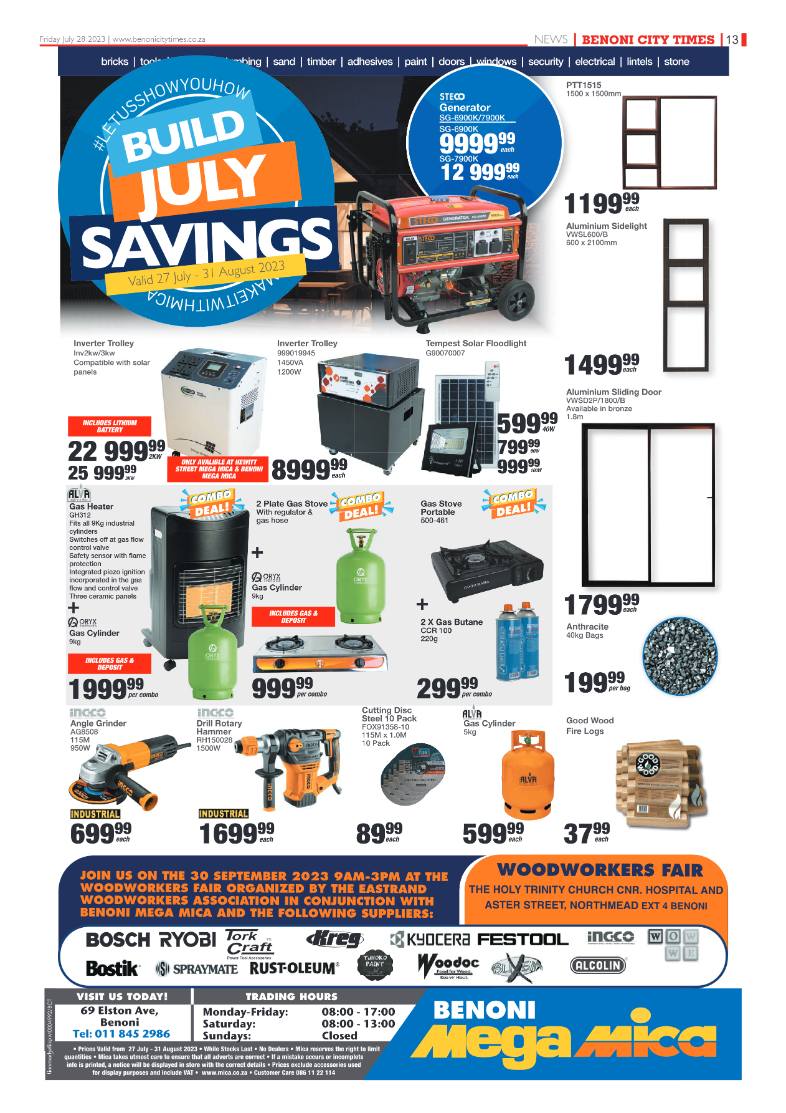Benoni City Times 28 July  2023 page 13