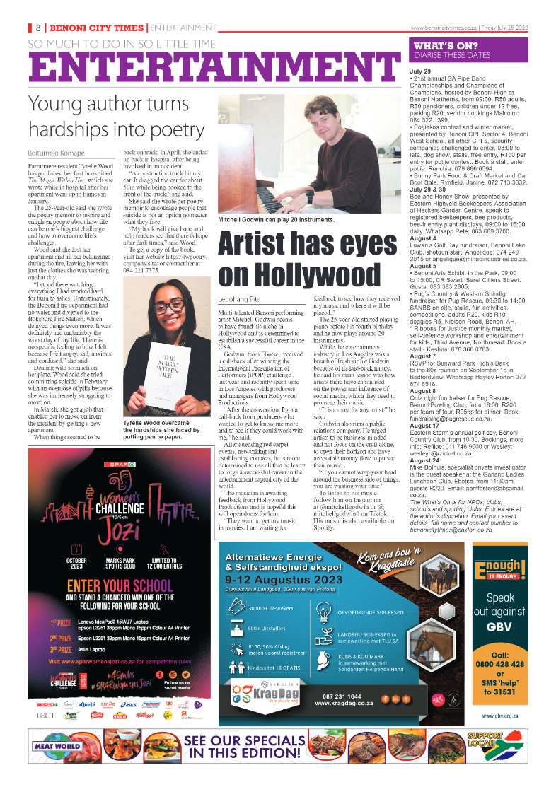 Benoni City Times 28 July  2023 page 8