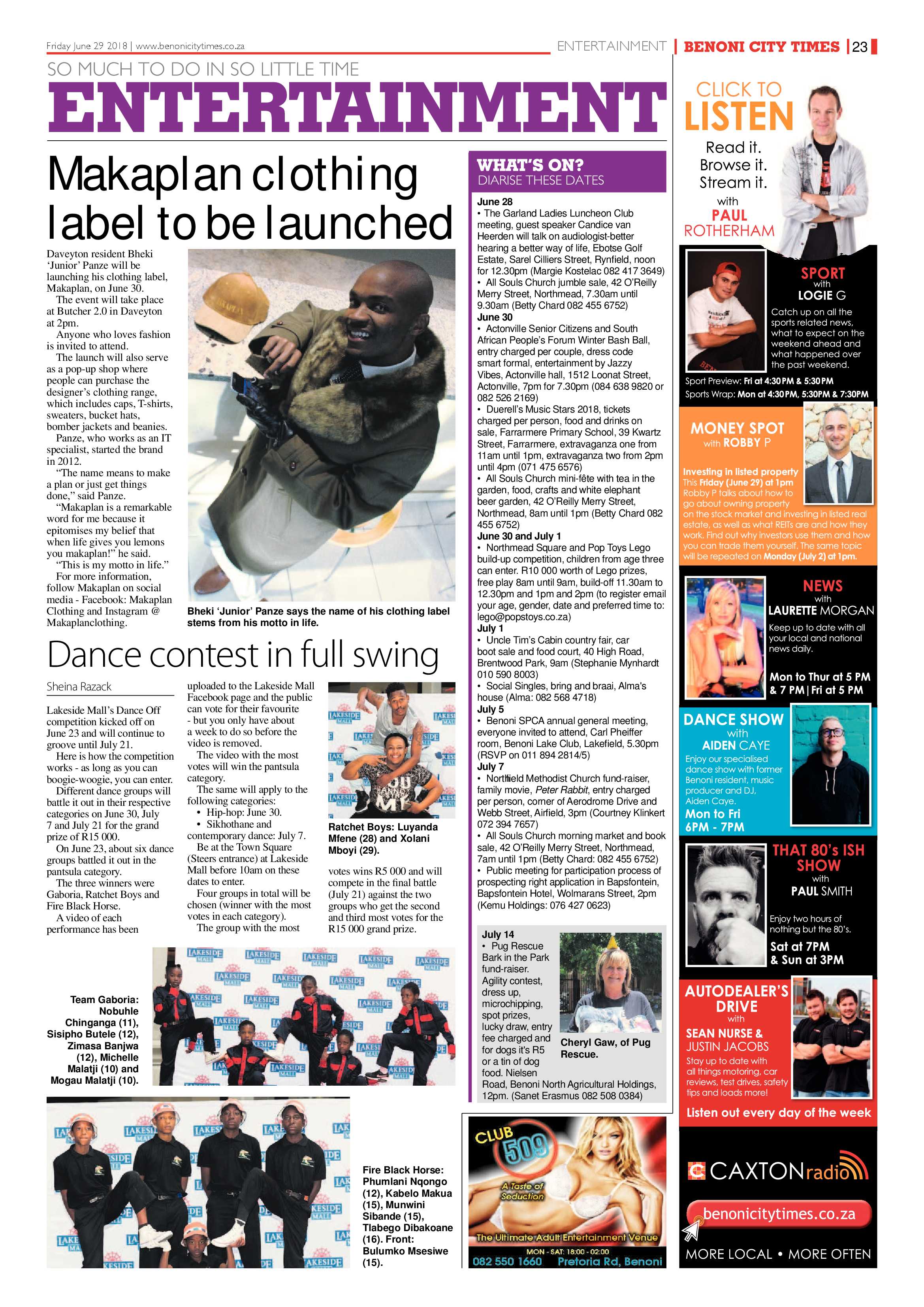 Benoni City Times 28 June 2018 page 23