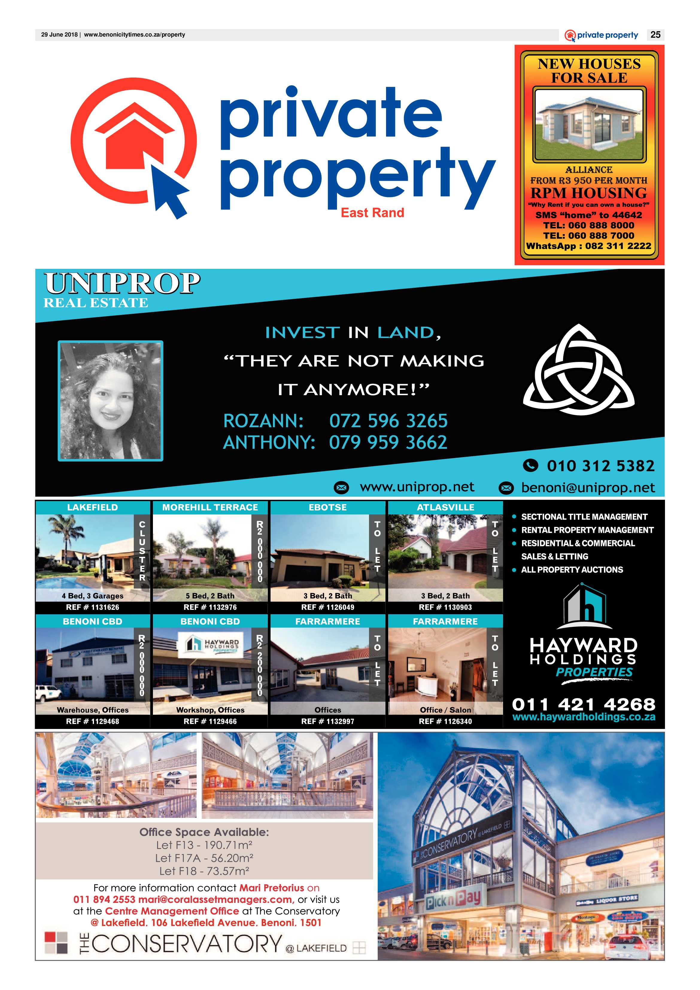 Benoni City Times 28 June 2018 page 25