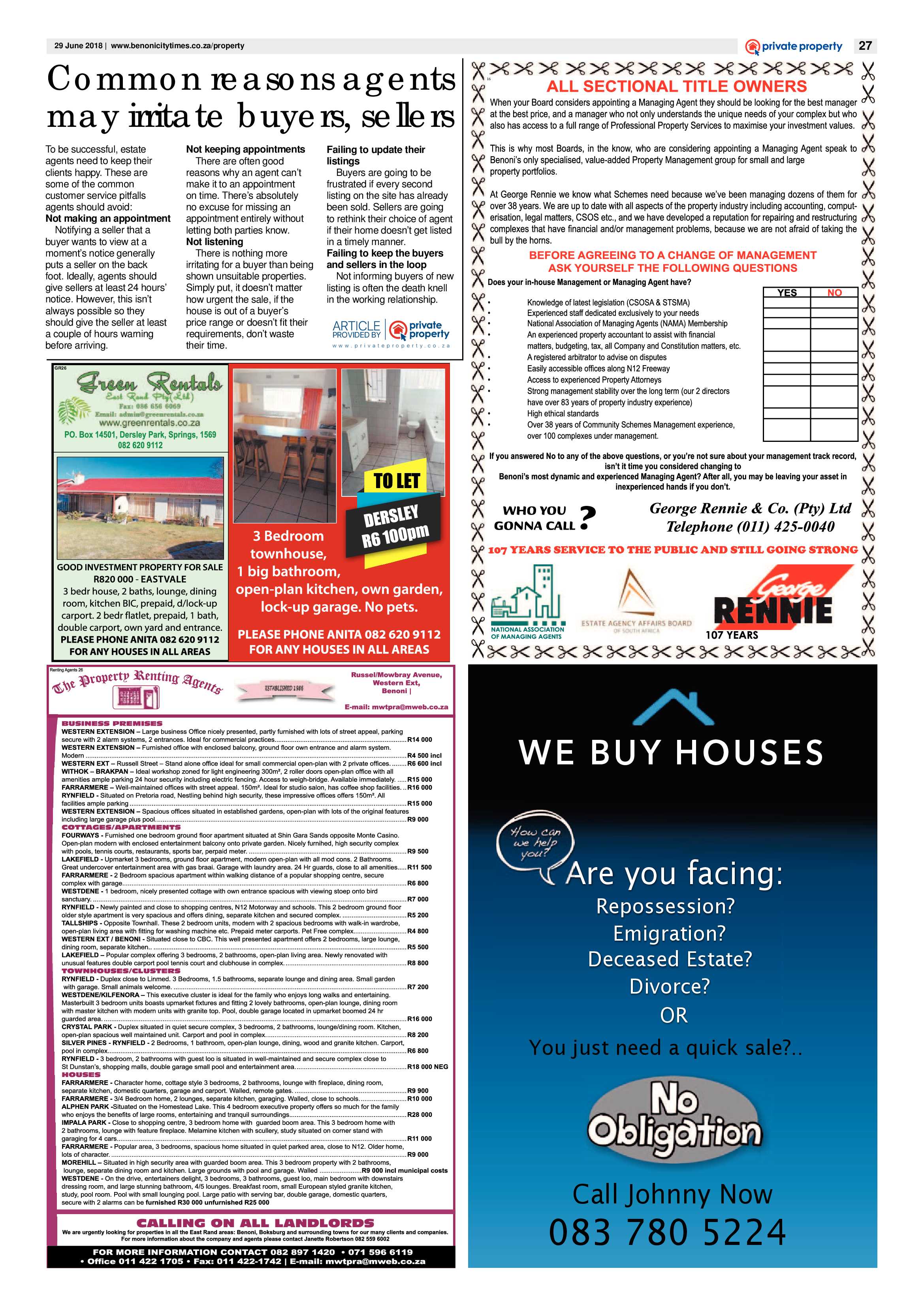 Benoni City Times 28 June 2018 page 27