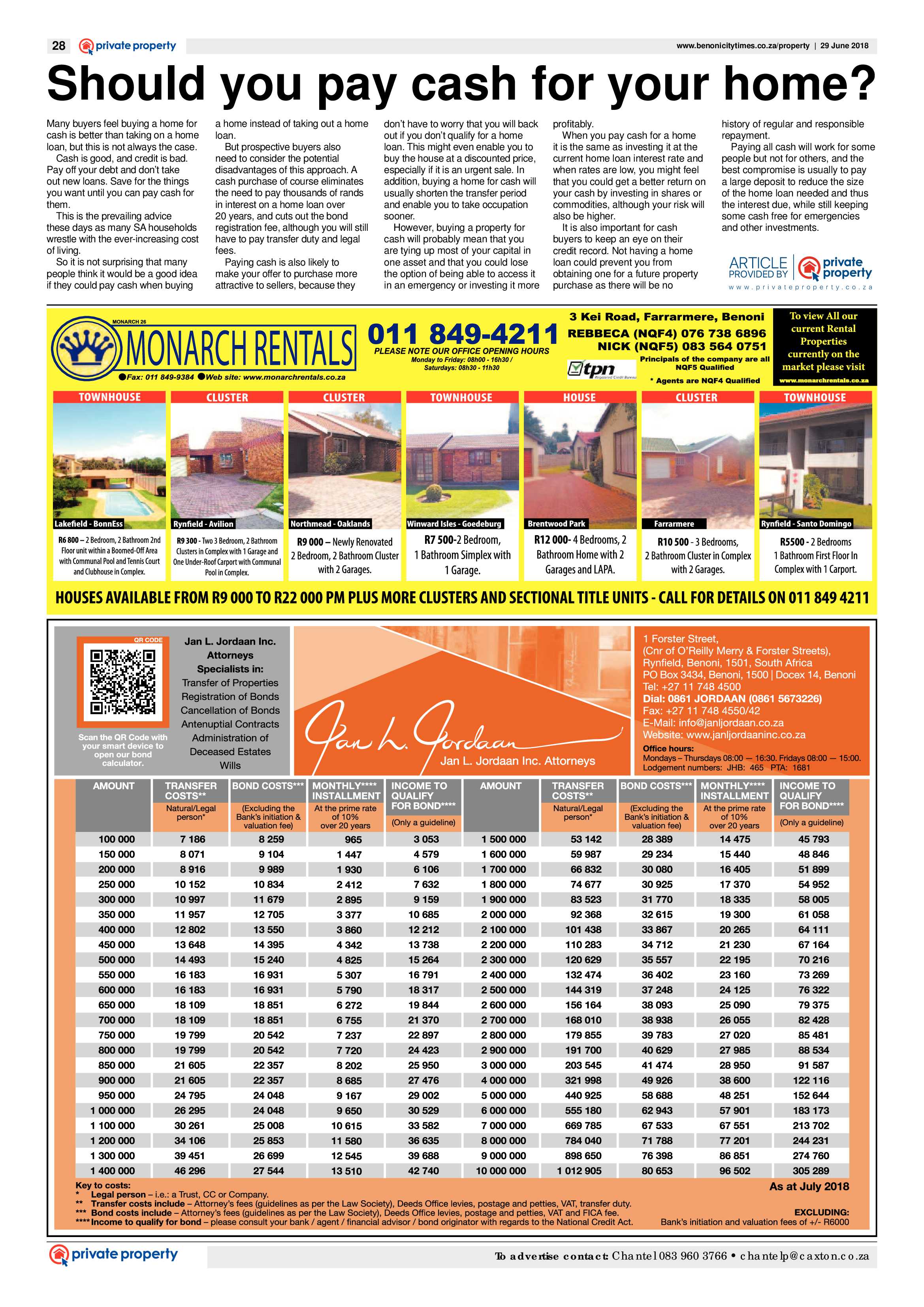Benoni City Times 28 June 2018 page 28