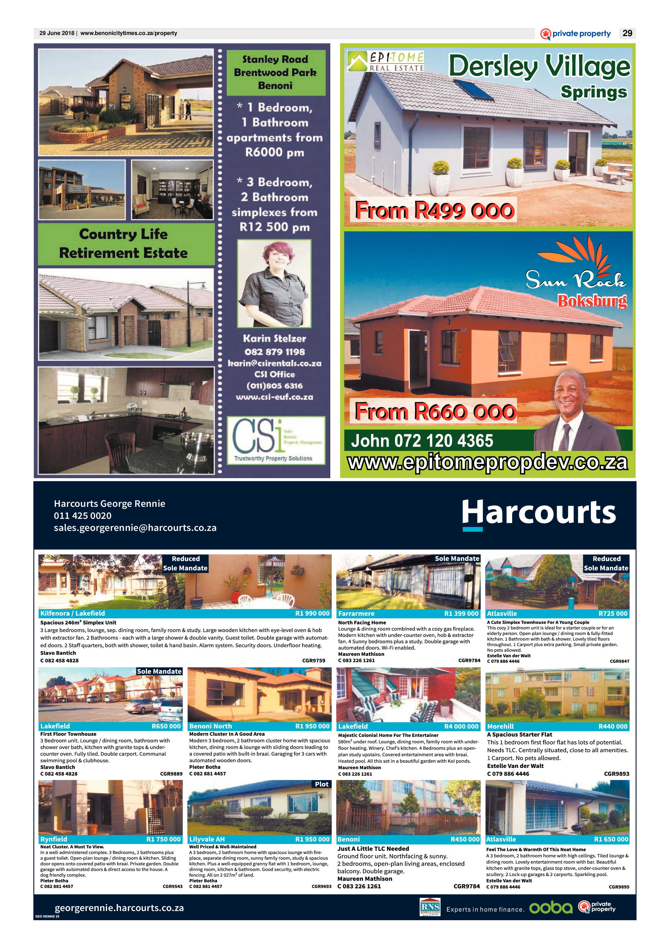Benoni City Times 28 June 2018 page 29