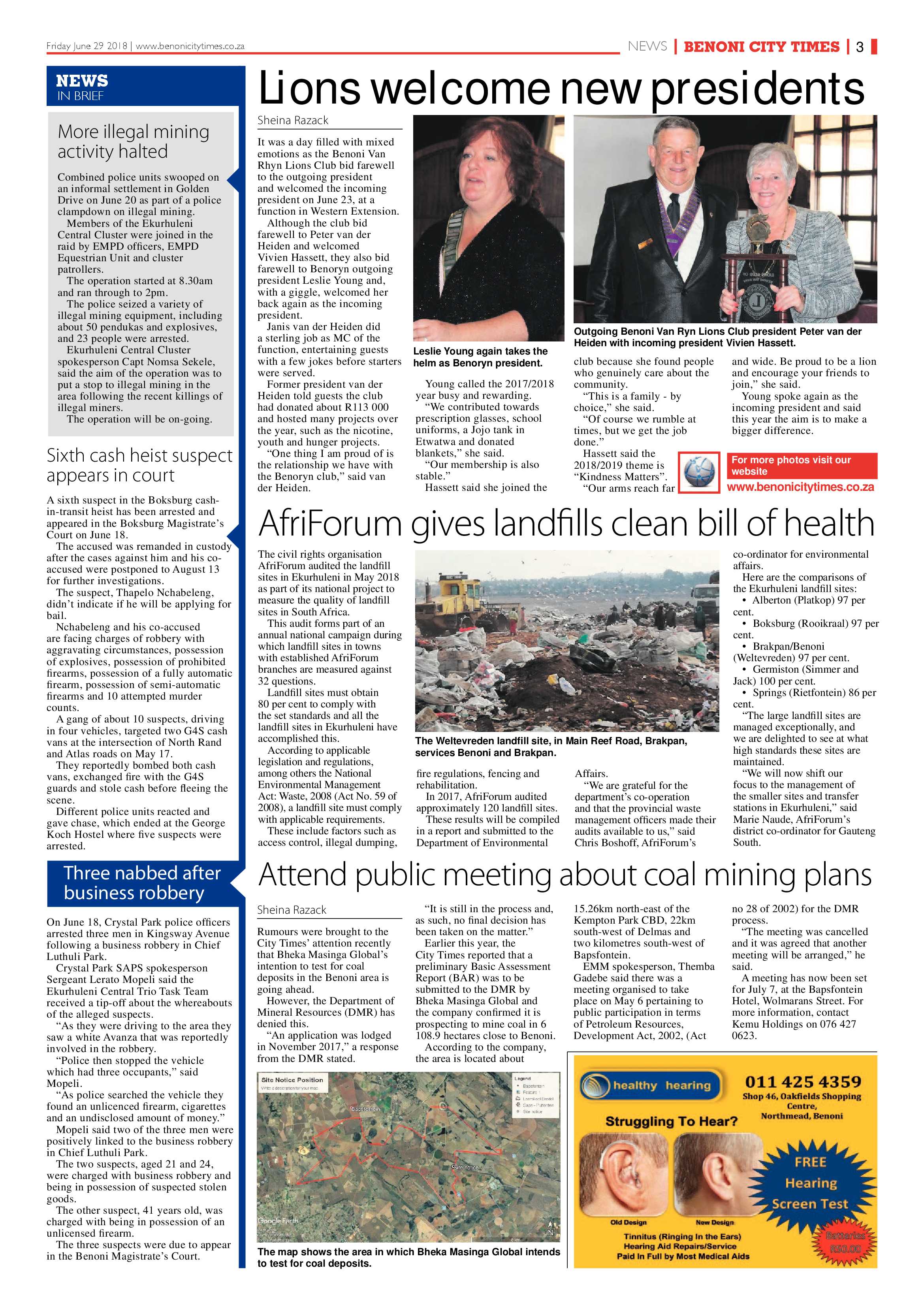 Benoni City Times 28 June 2018 page 3