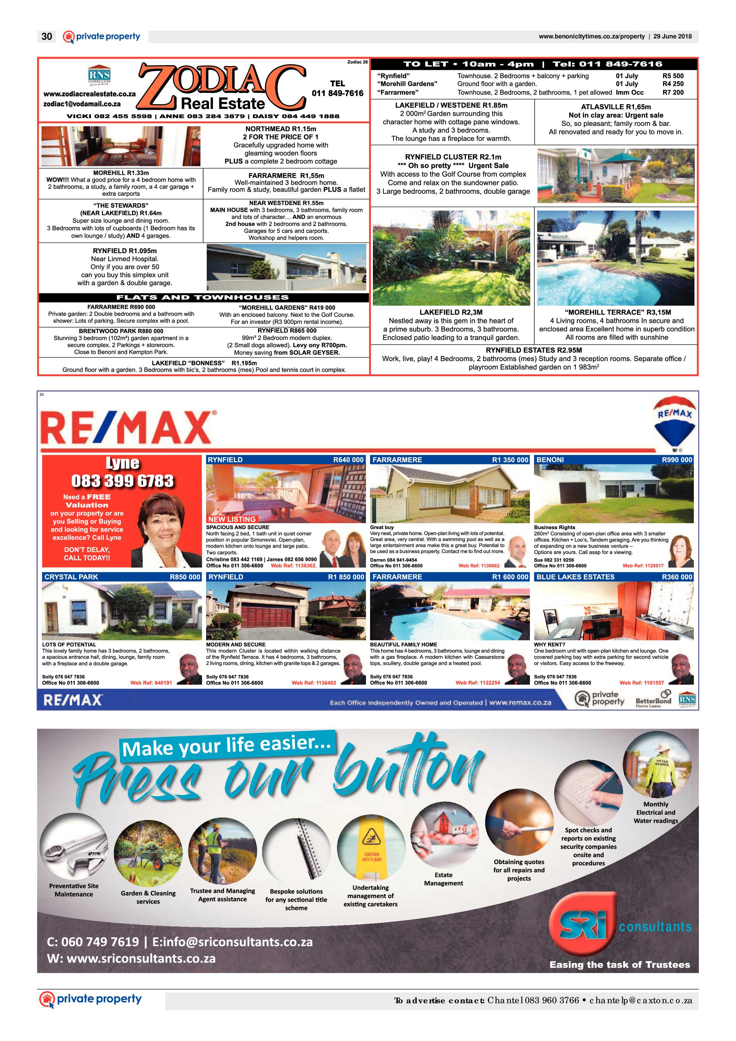 Benoni City Times 28 June 2018 page 30