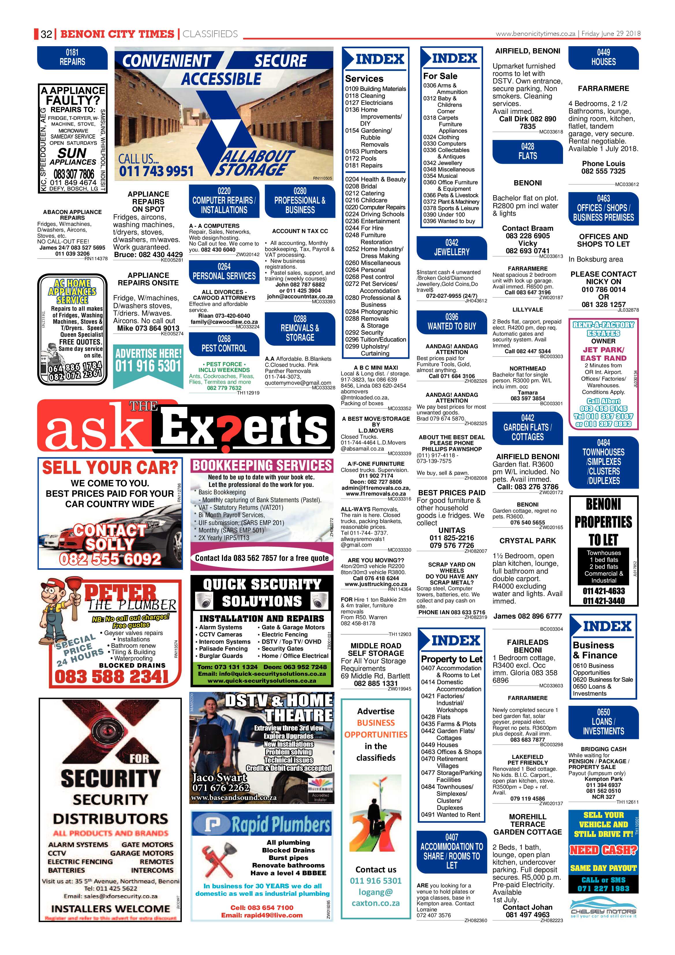 Benoni City Times 28 June 2018 page 32