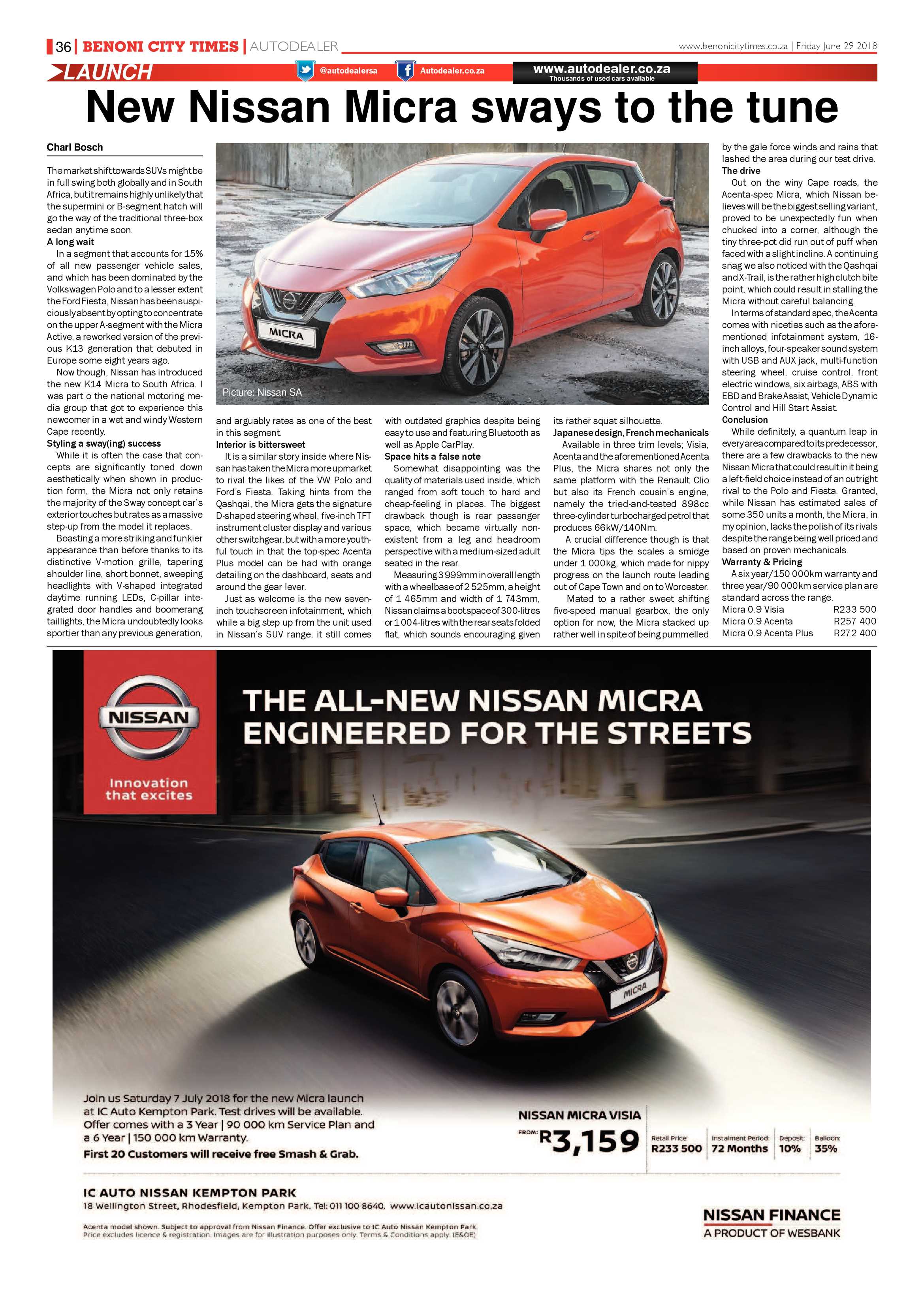Benoni City Times 28 June 2018 page 36