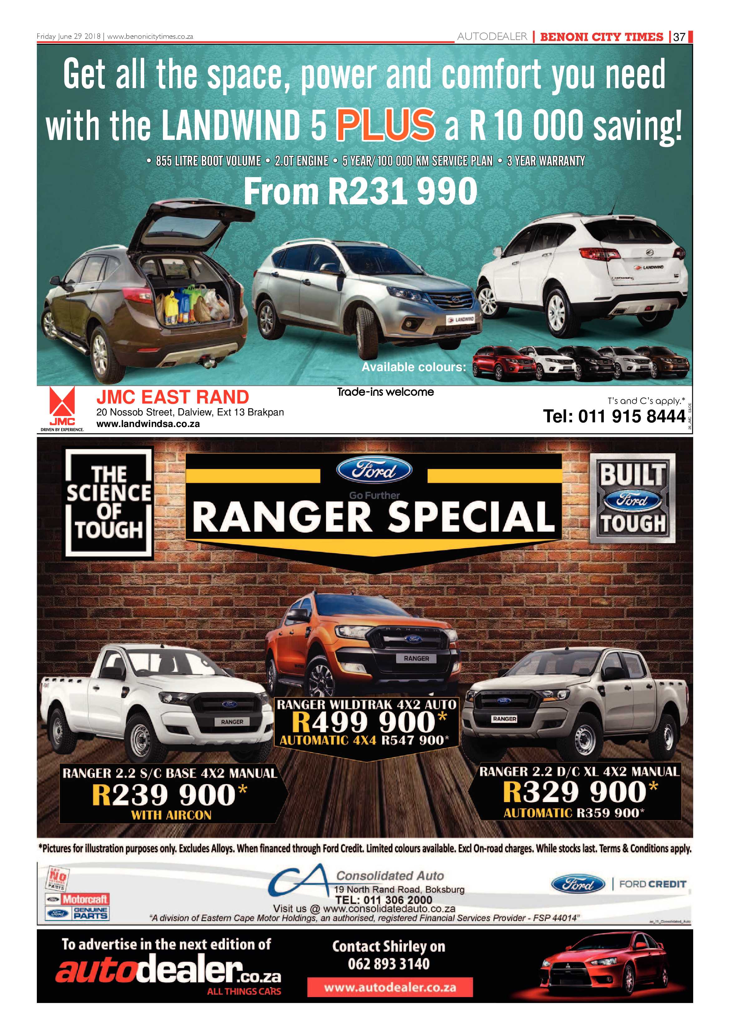 Benoni City Times 28 June 2018 page 37