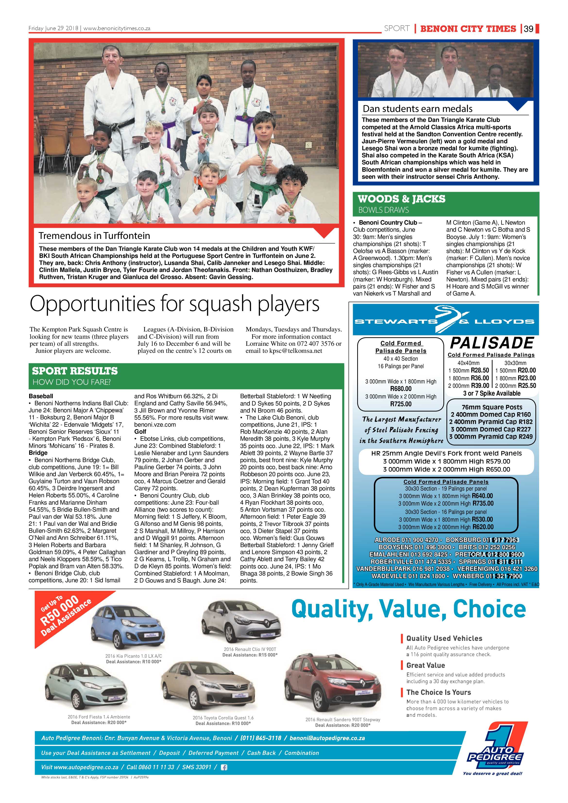 Benoni City Times 28 June 2018 page 39