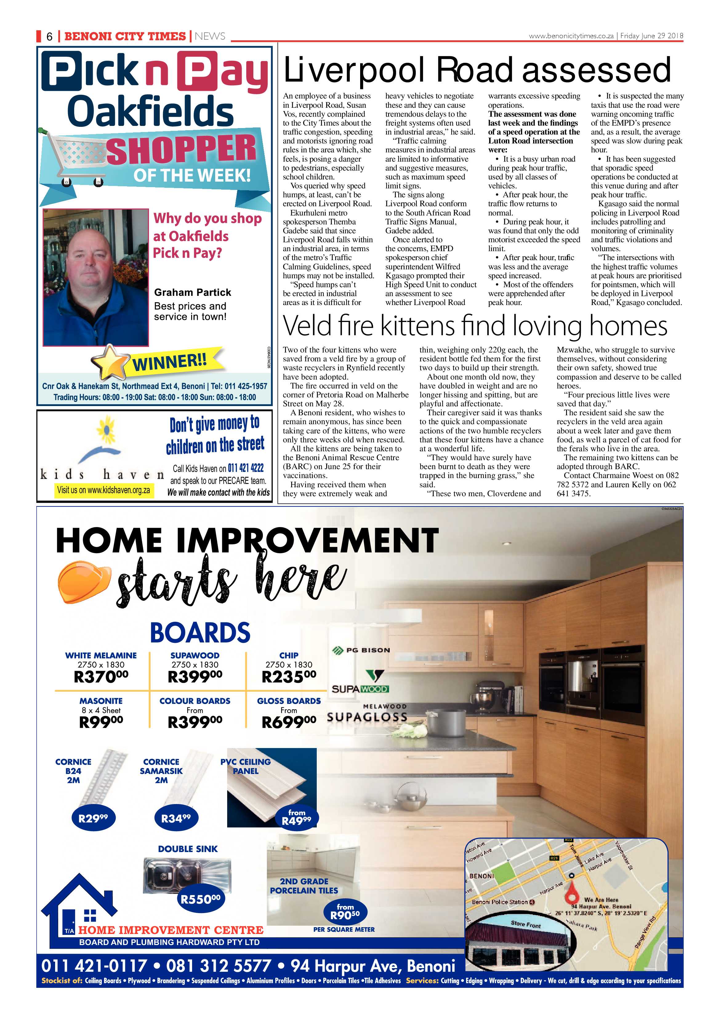 Benoni City Times 28 June 2018 page 6