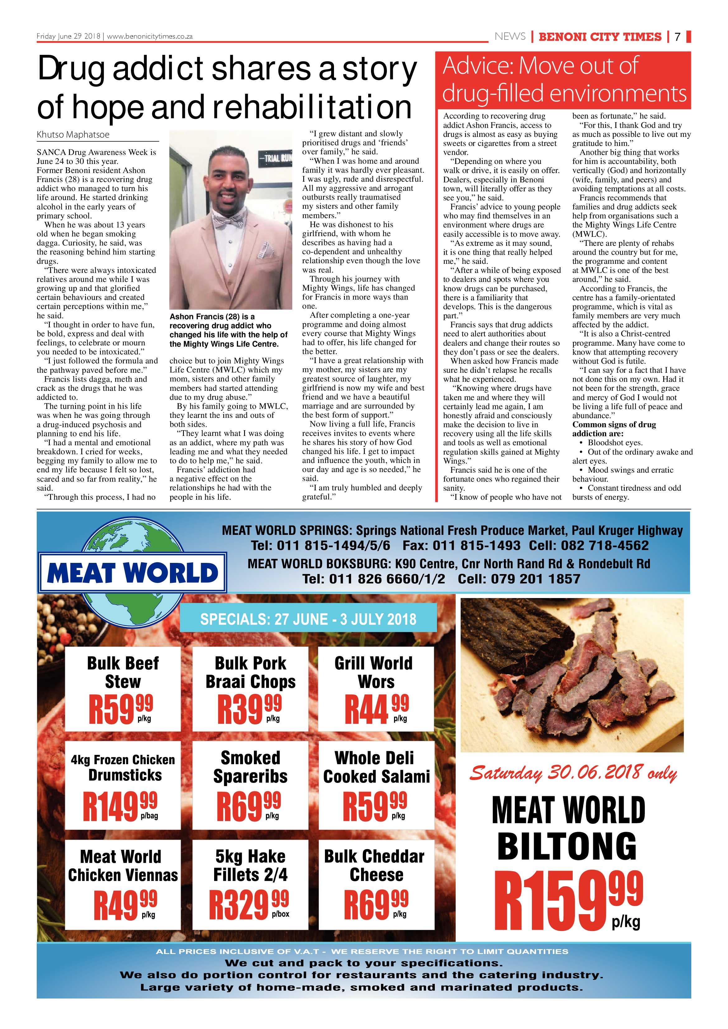 Benoni City Times 28 June 2018 page 7