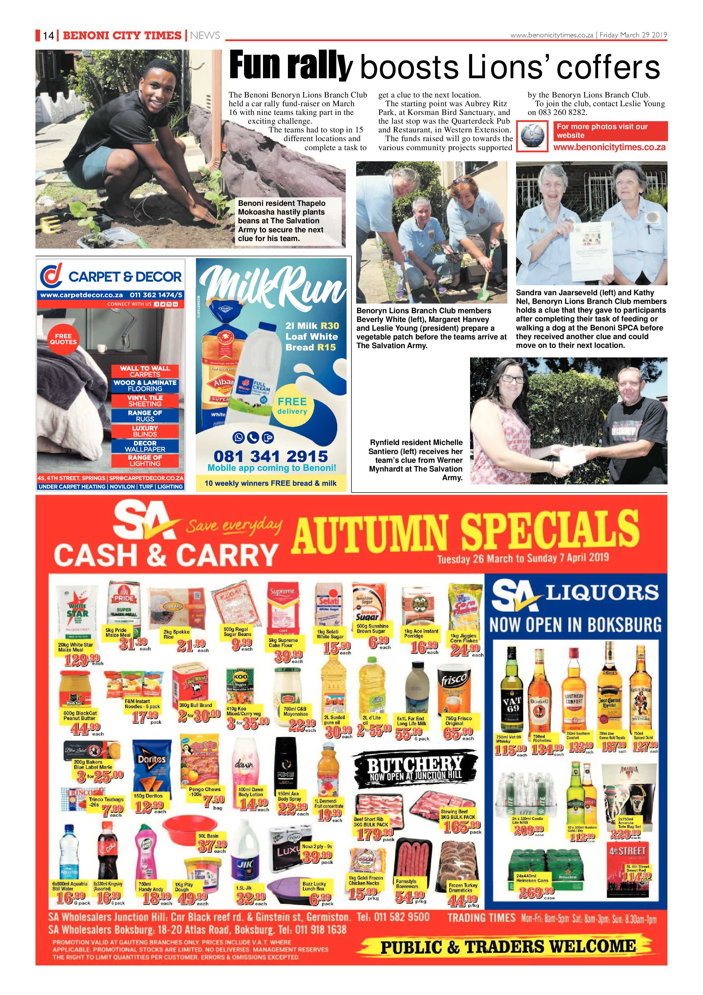 Benoni City Times 28 March 2019 page 14