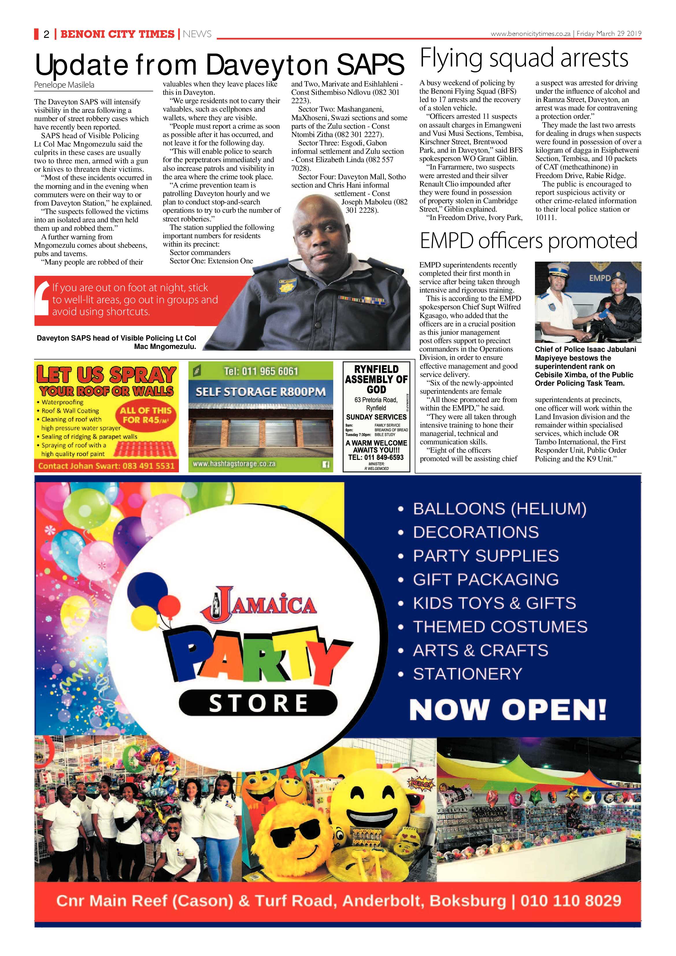 Benoni City Times 28 March 2019 page 2