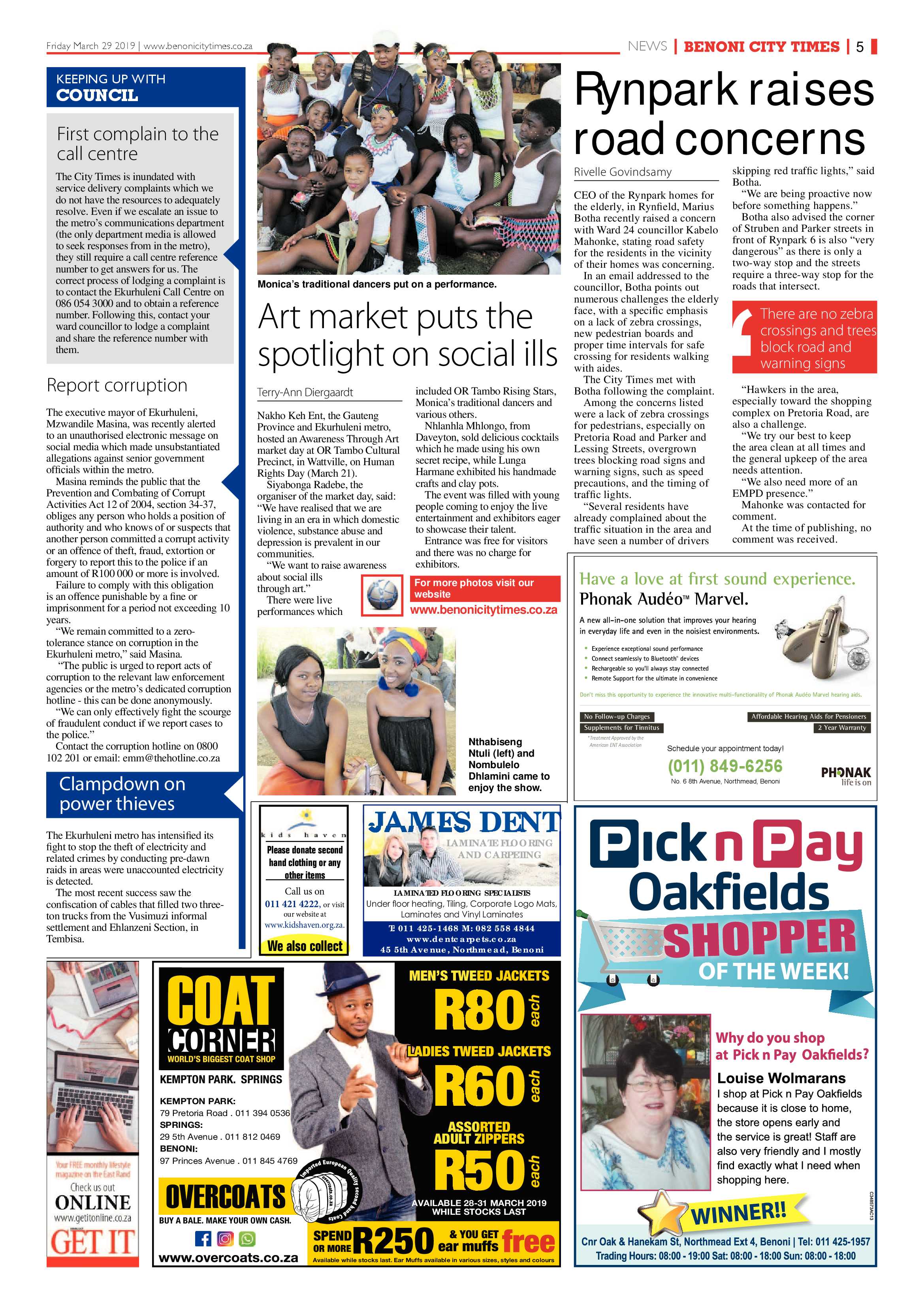 Benoni City Times 28 March 2019 page 5