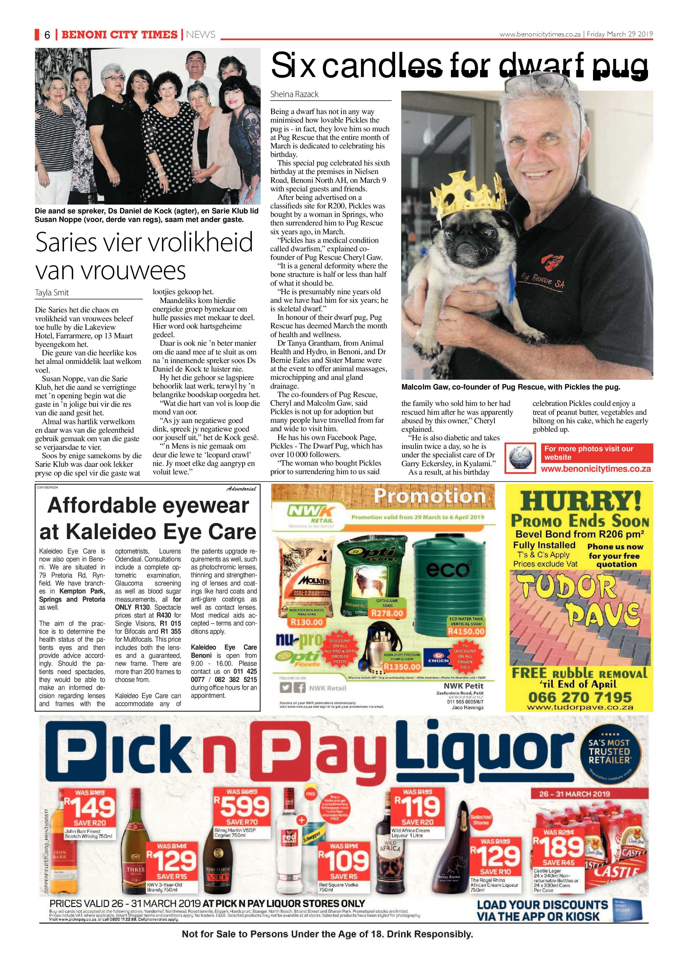 Benoni City Times 28 March 2019 page 6
