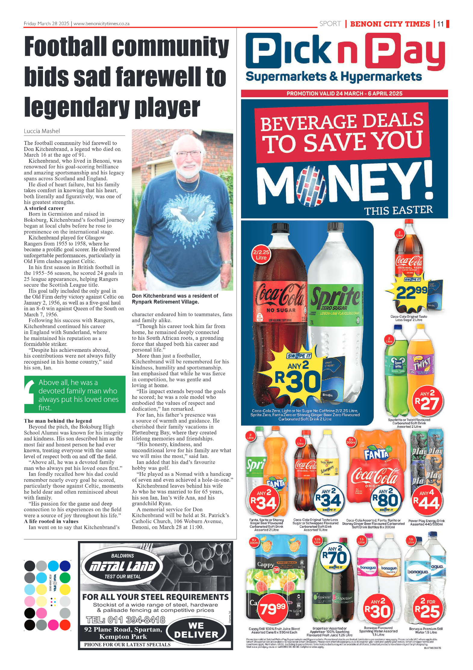 Benoni City Times 28 March 2025 page 11