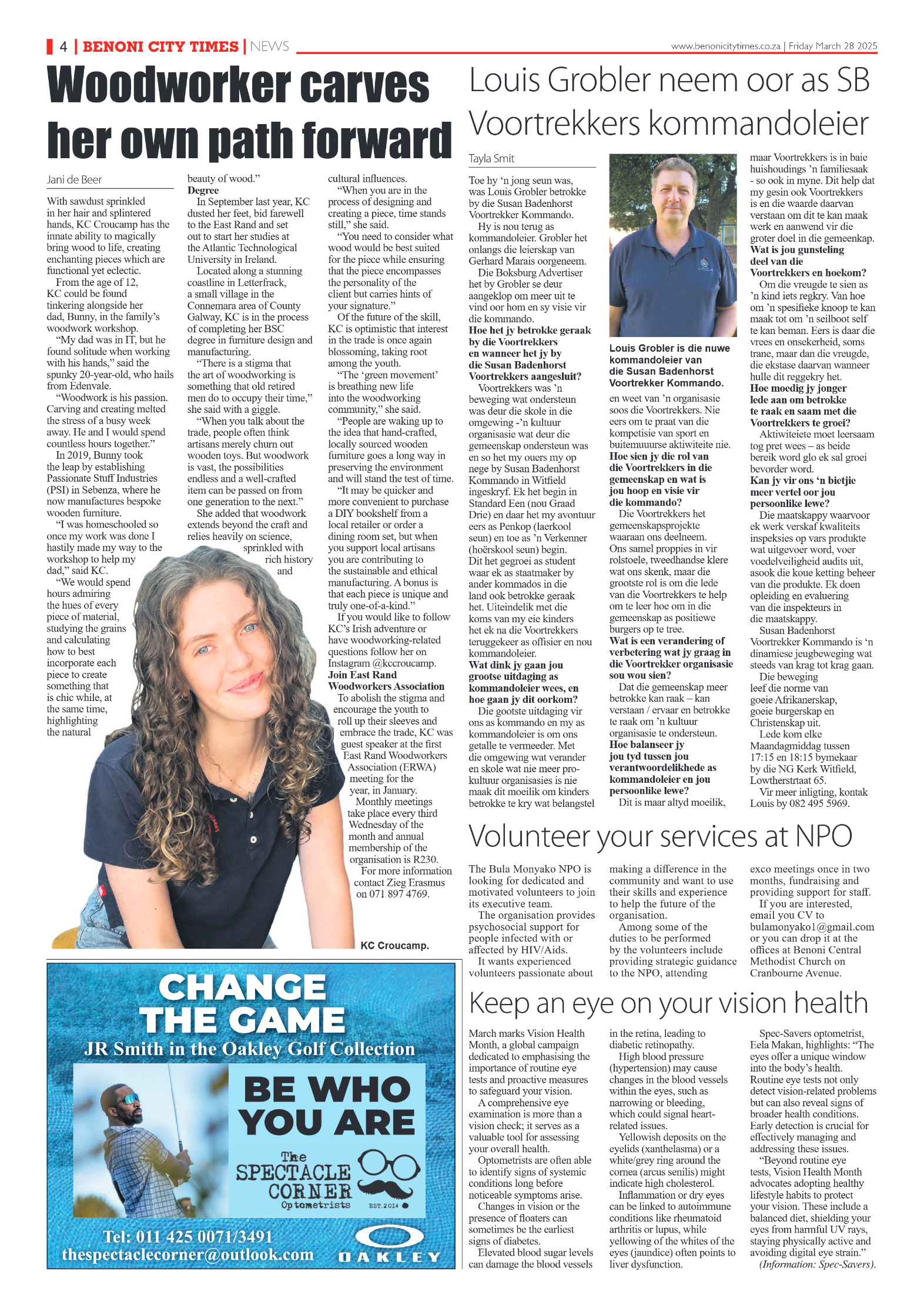 Benoni City Times 28 March 2025 page 4