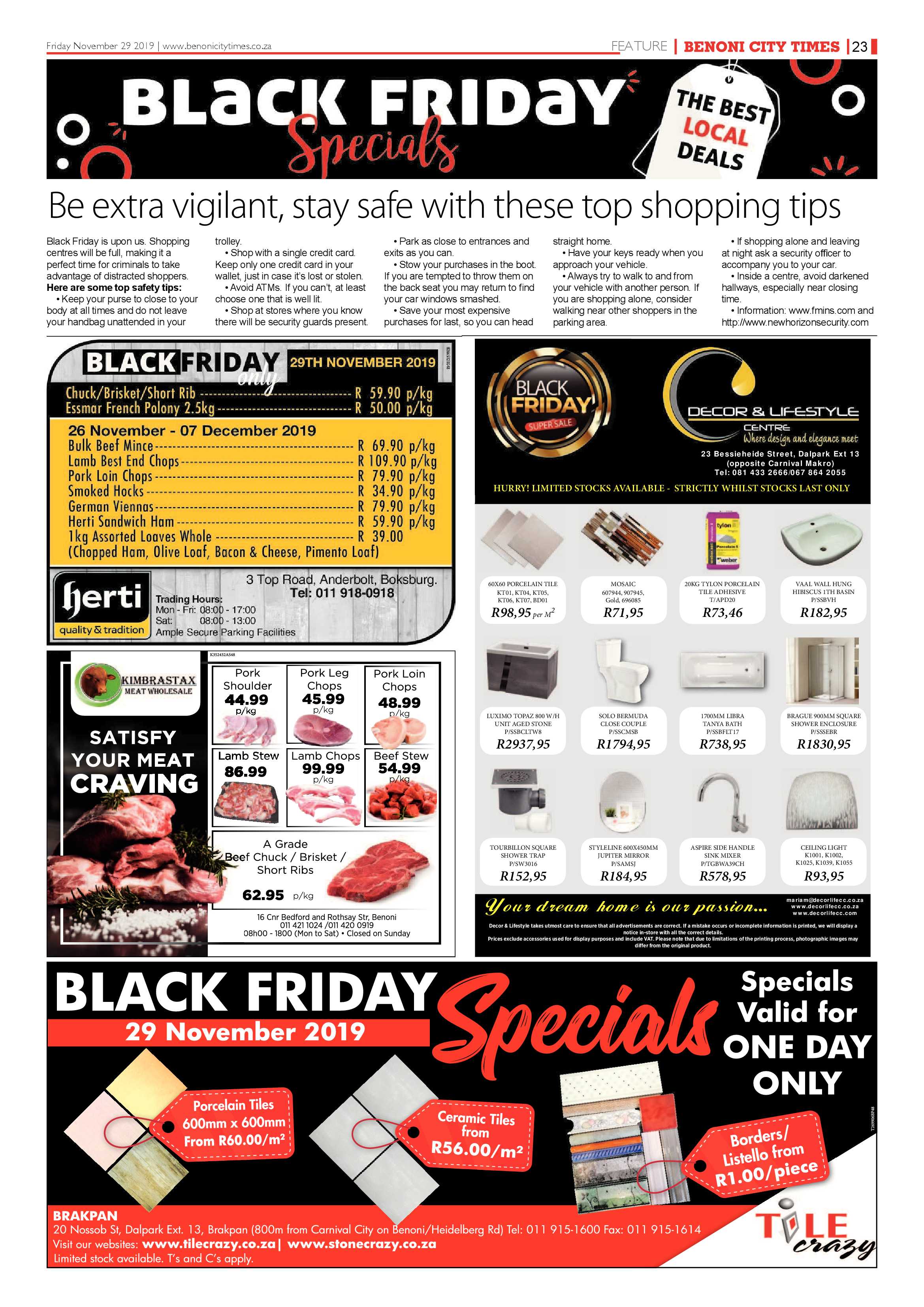 Benoni City Times 28 November 2019 page 23
