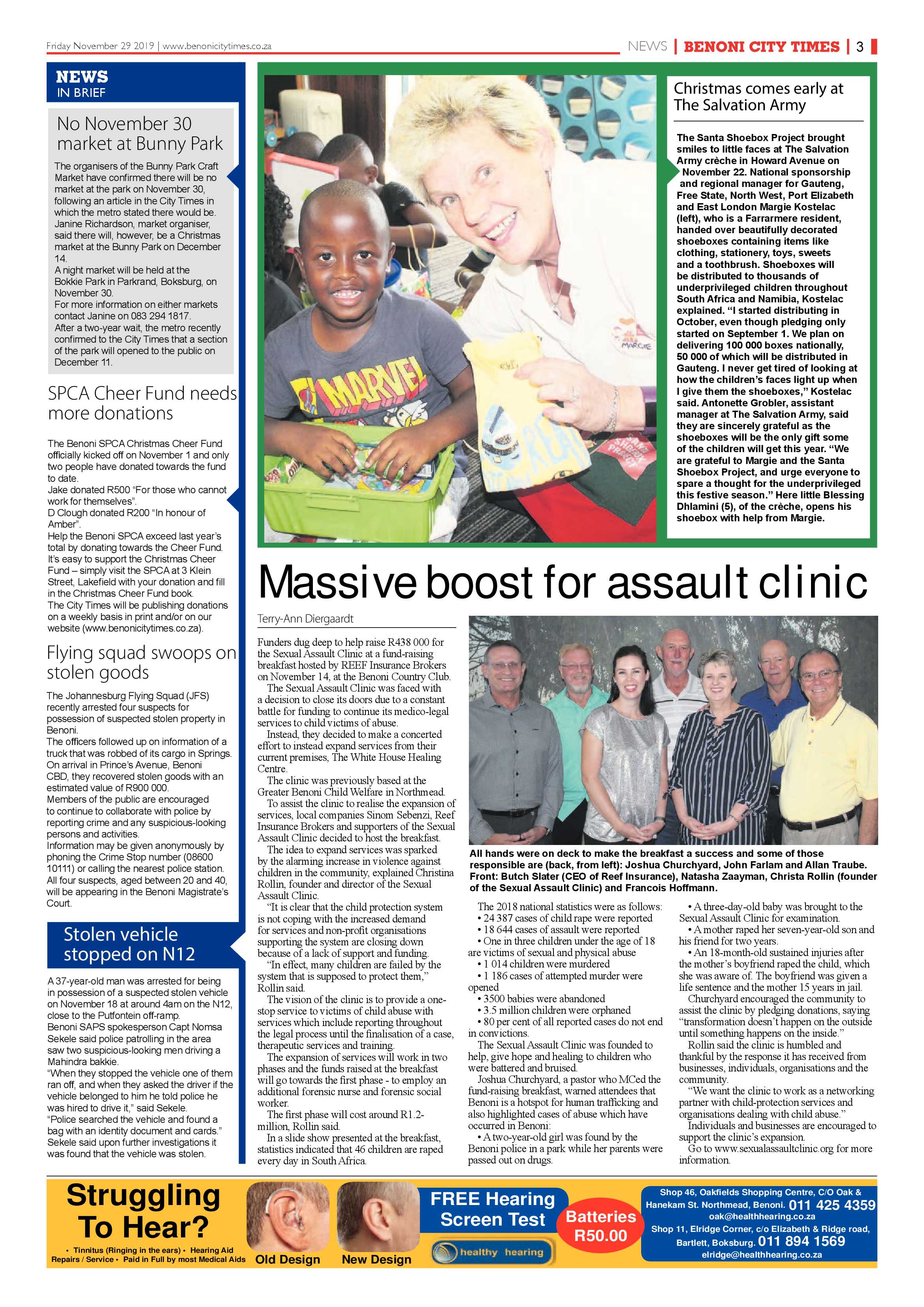 Benoni City Times 28 November 2019 page 3