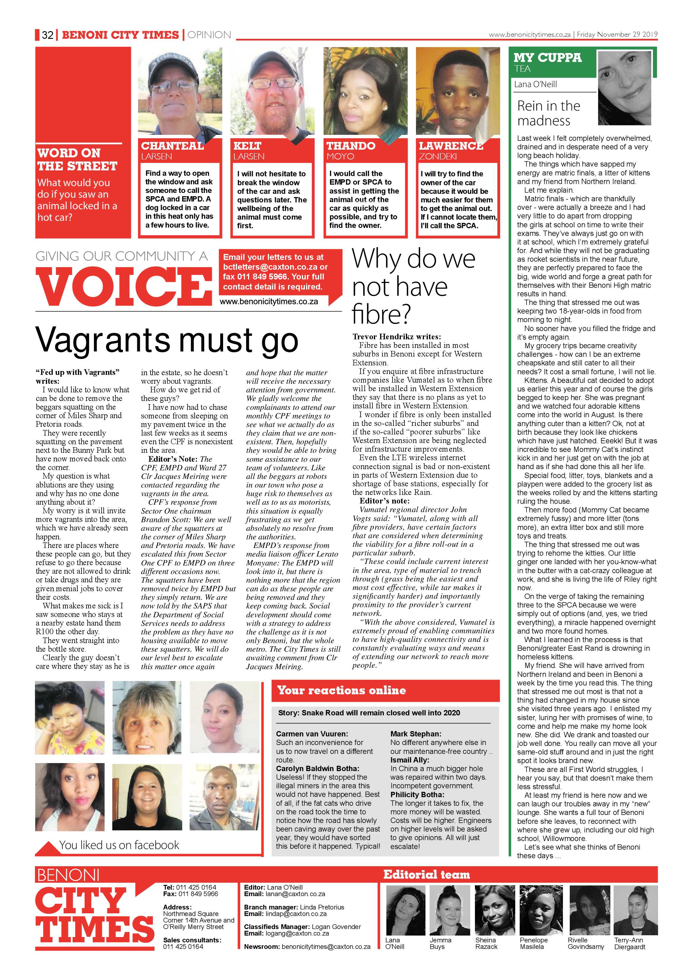 Benoni City Times 28 November 2019 page 32