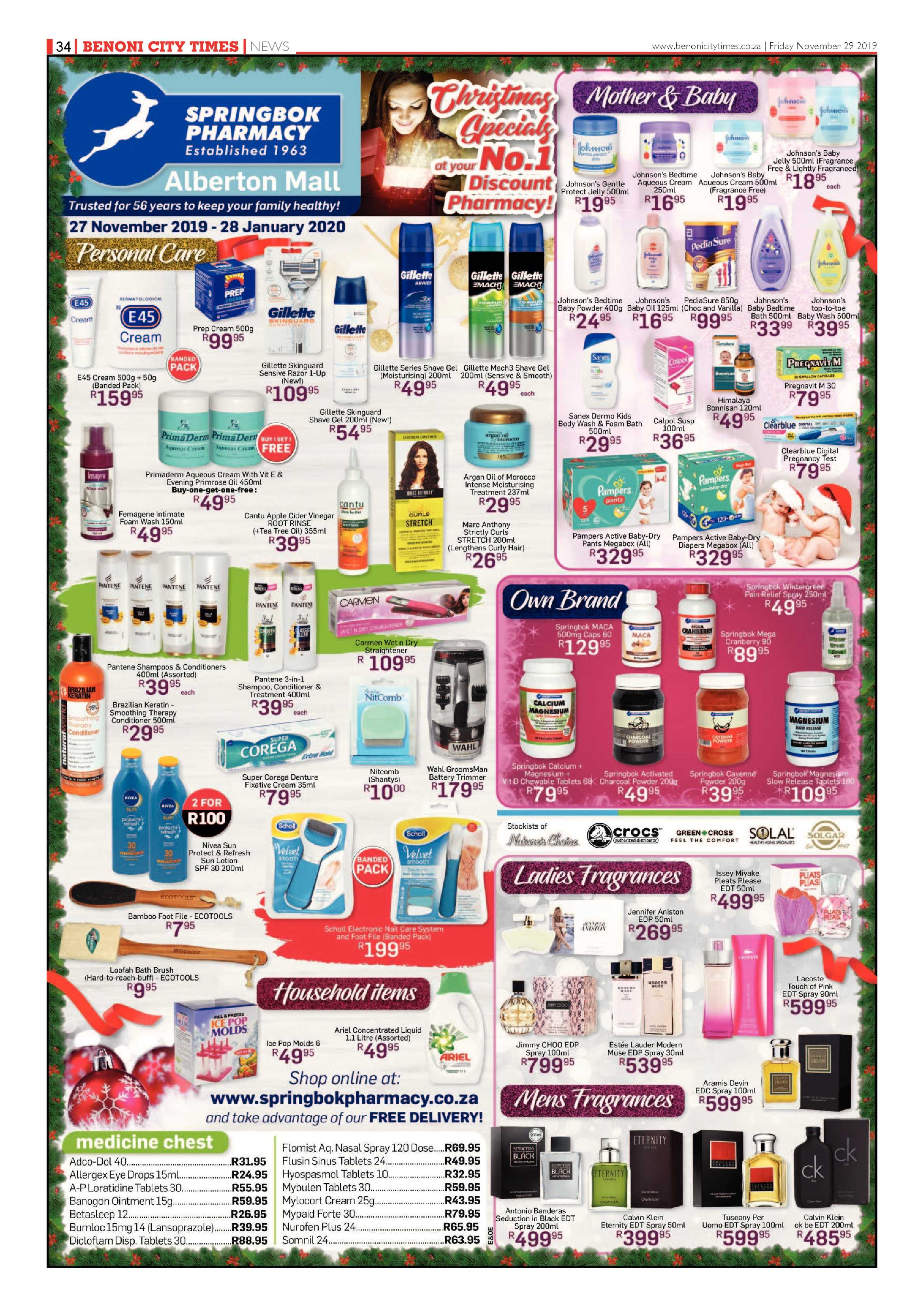 Benoni City Times 28 November 2019 page 34