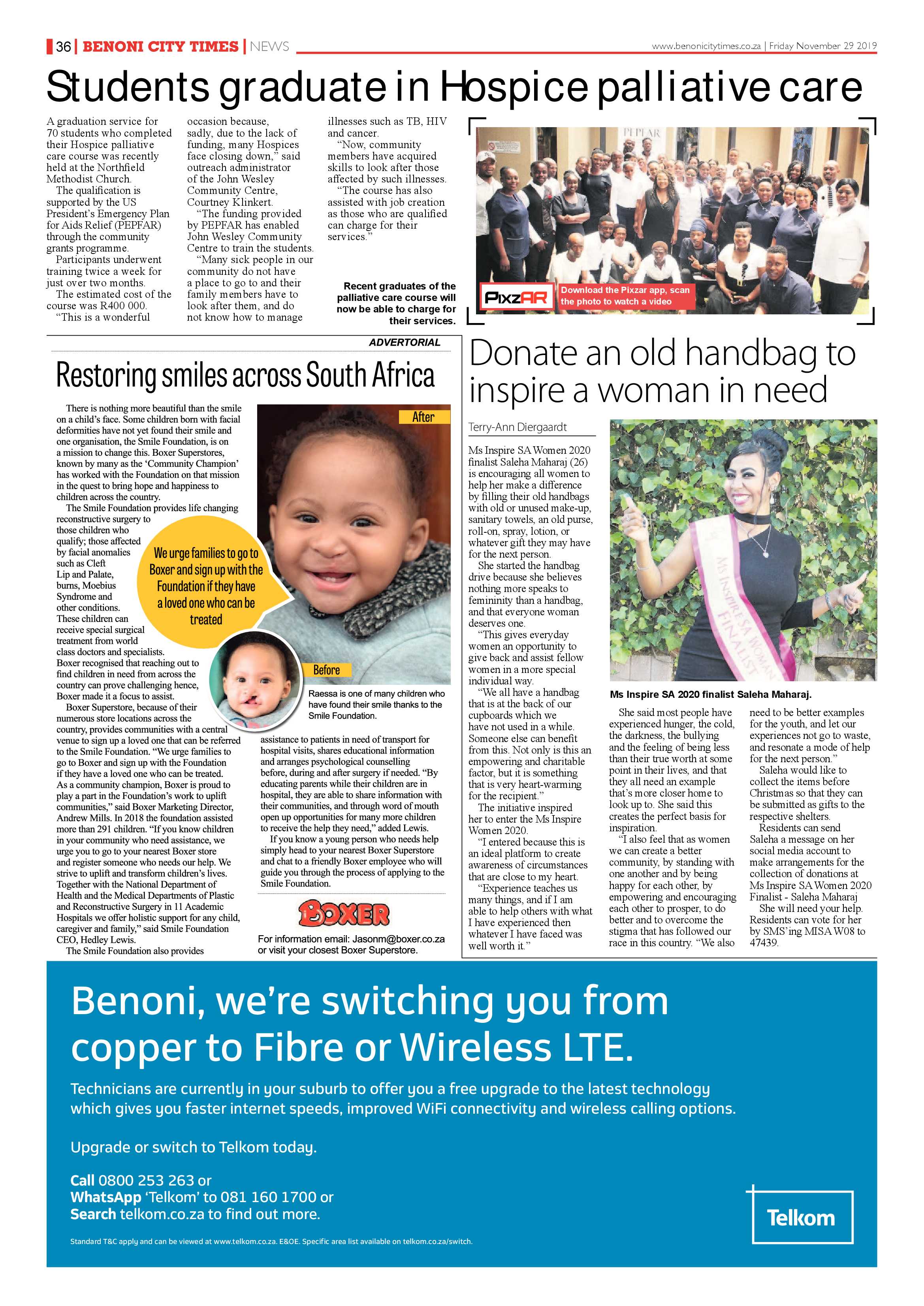 Benoni City Times 28 November 2019 page 36