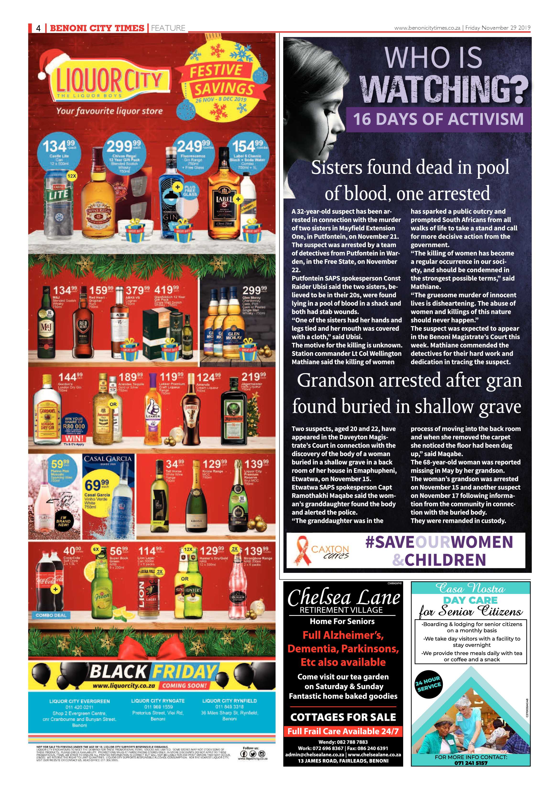 Benoni City Times 28 November 2019 page 4