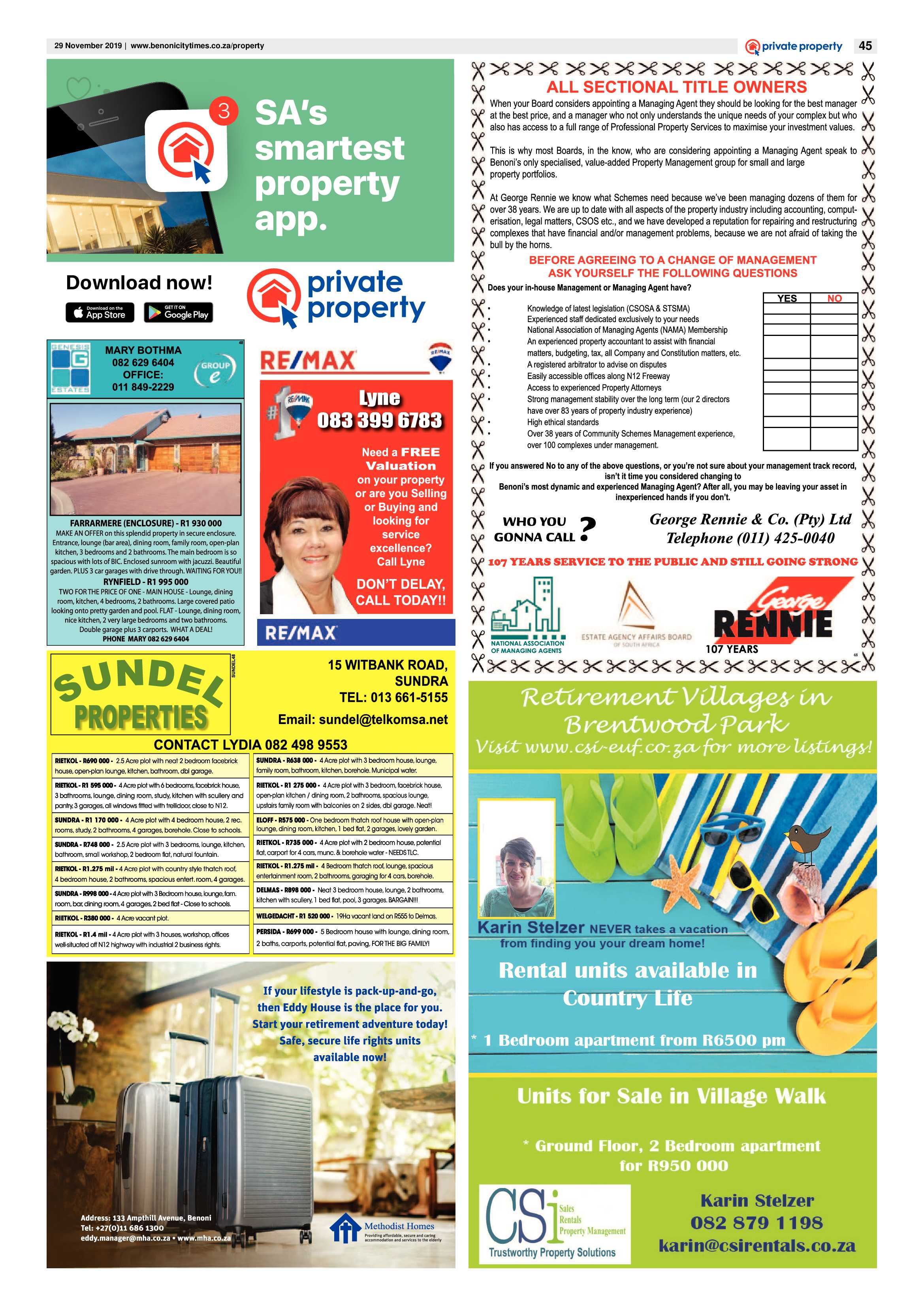 Benoni City Times 28 November 2019 page 45