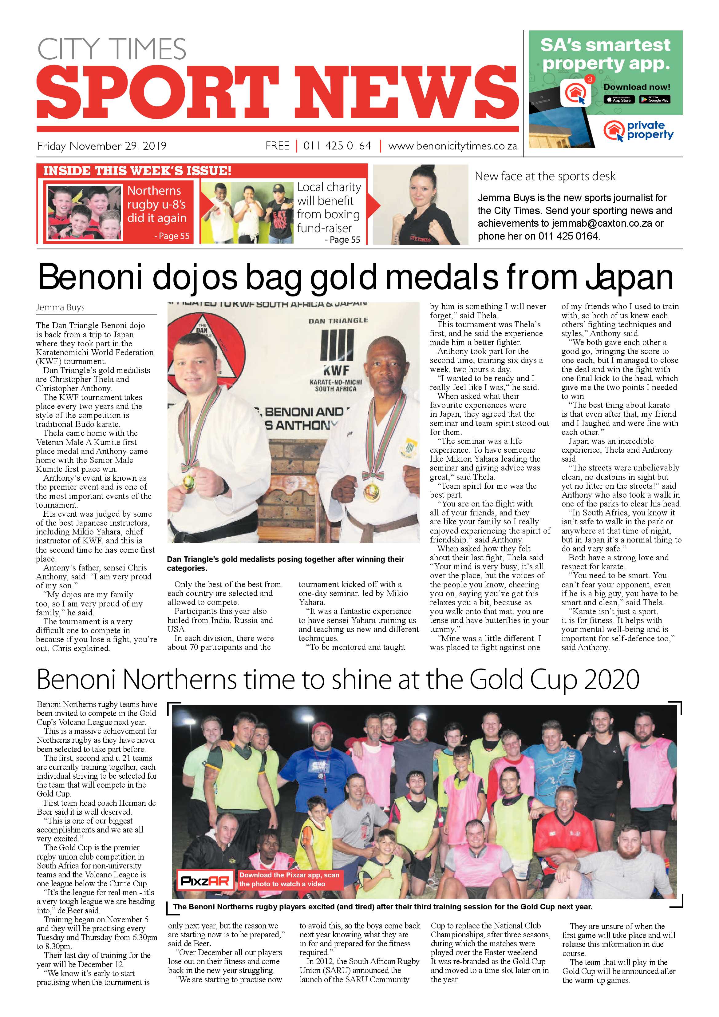 Benoni City Times 28 November 2019 page 56