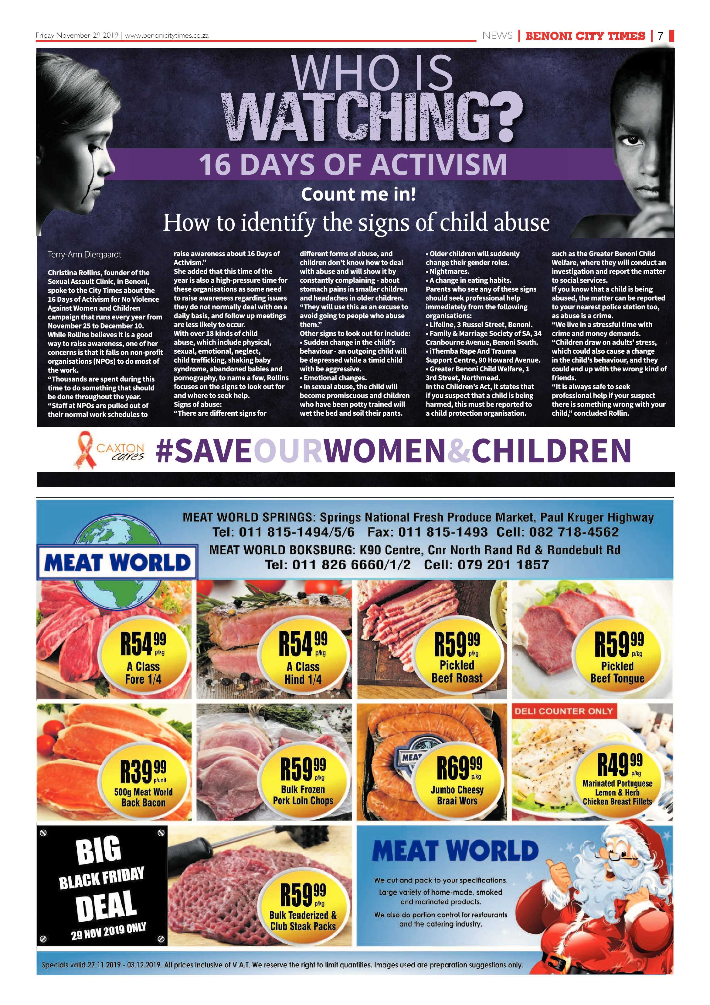 Benoni City Times 28 November 2019 page 7