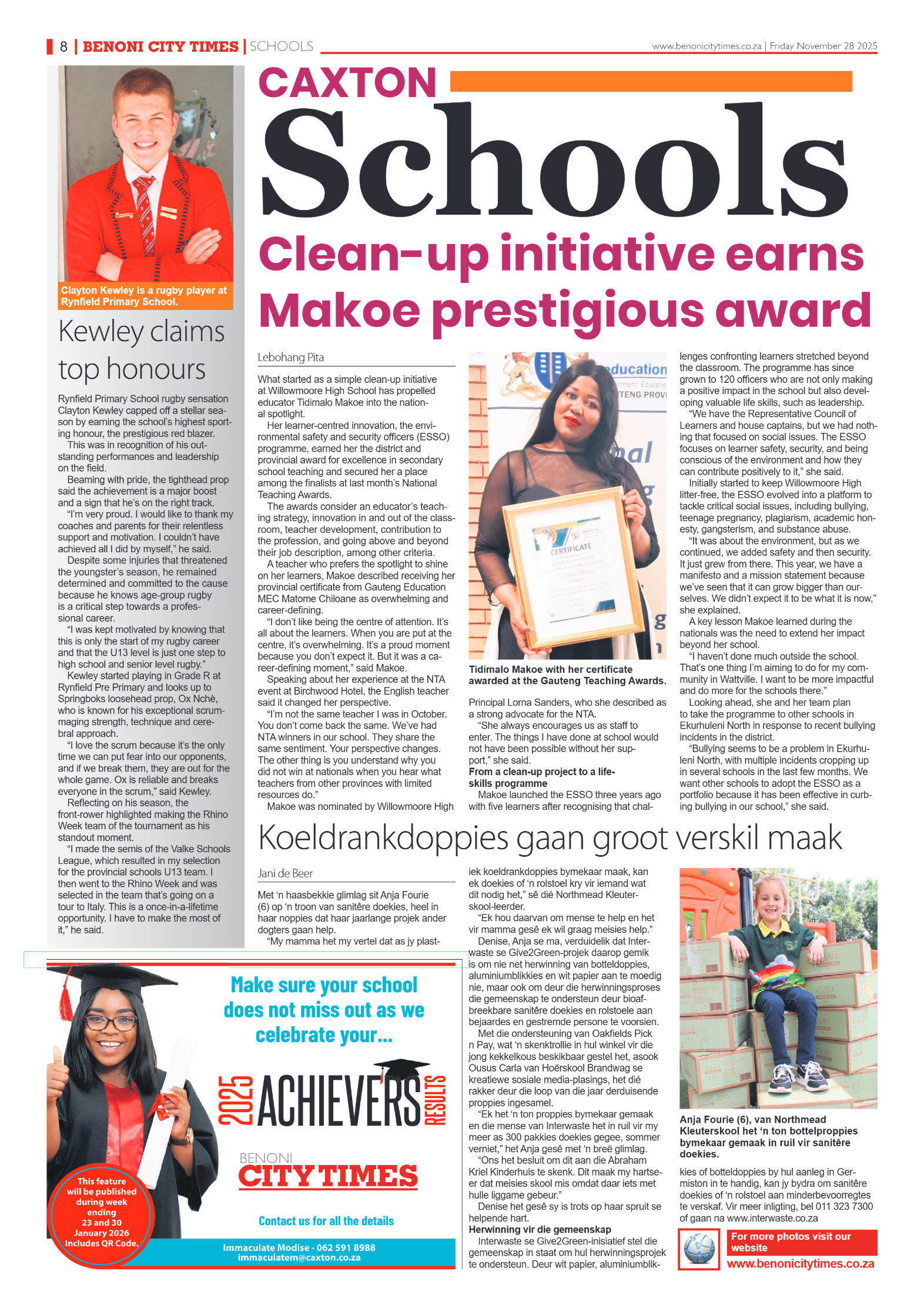 Benoni City Times 28 November 2025 page 10