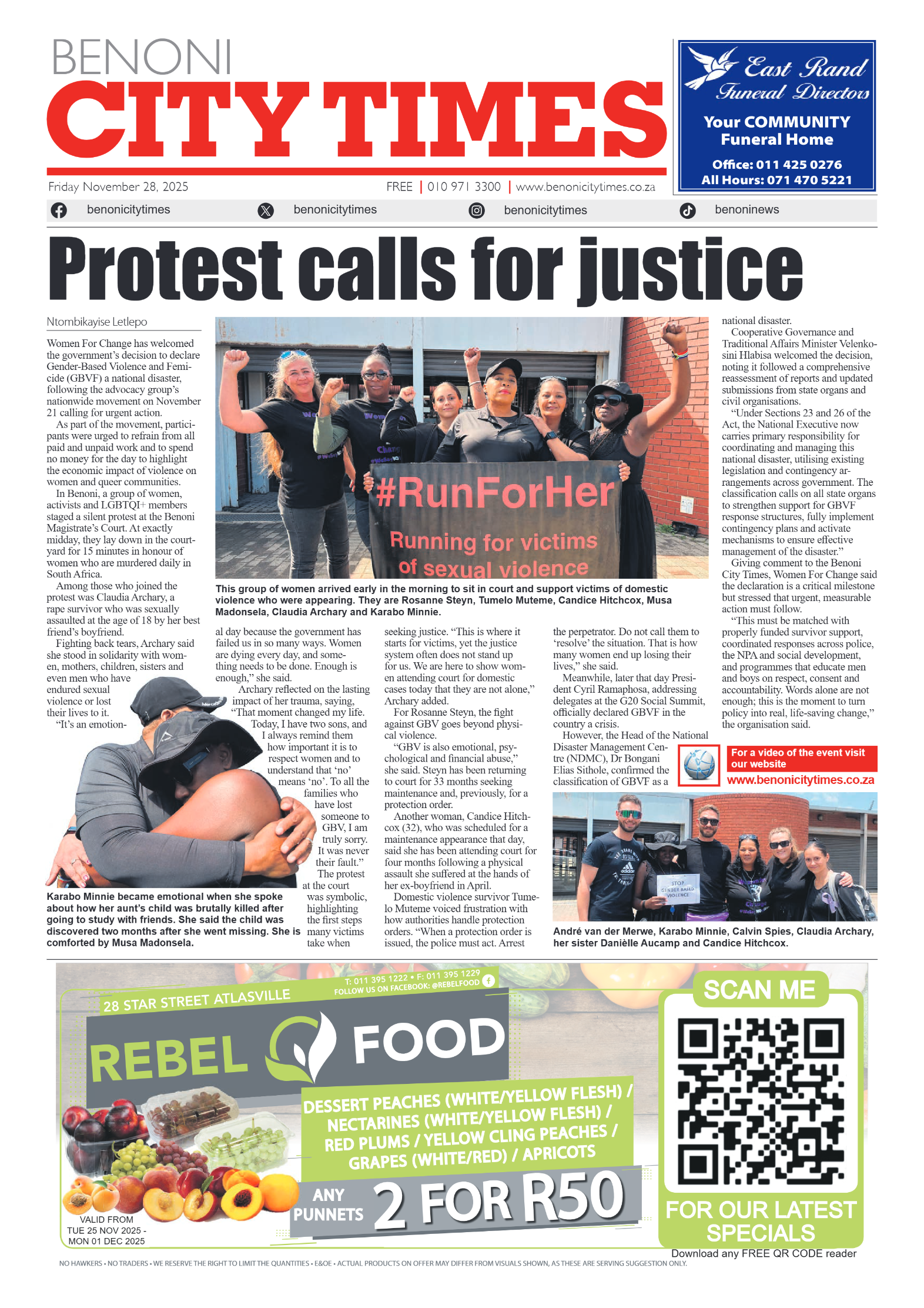 Benoni City Times 28 November 2025 page 3