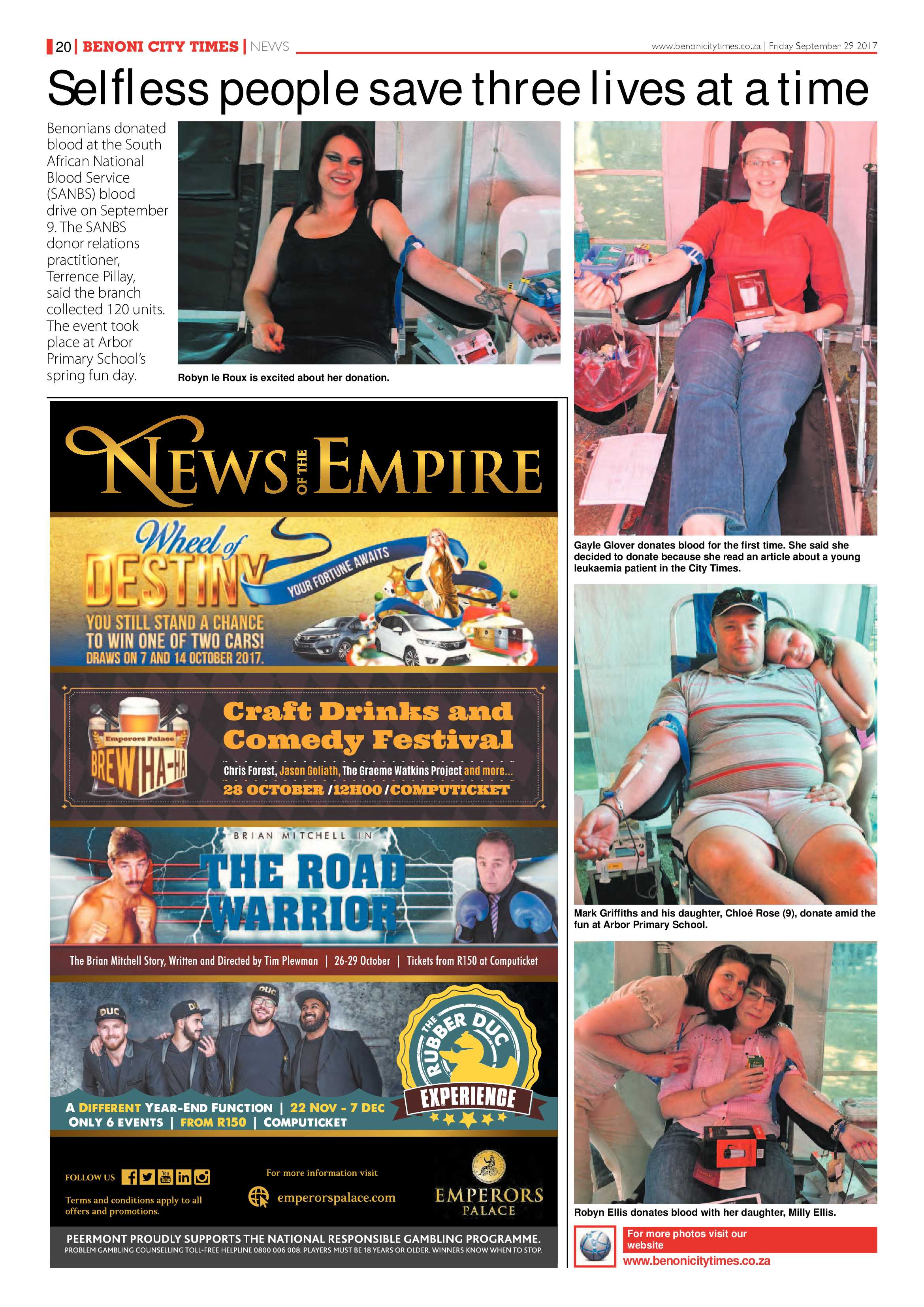 Benoni City Times 28 September 2017 page 20
